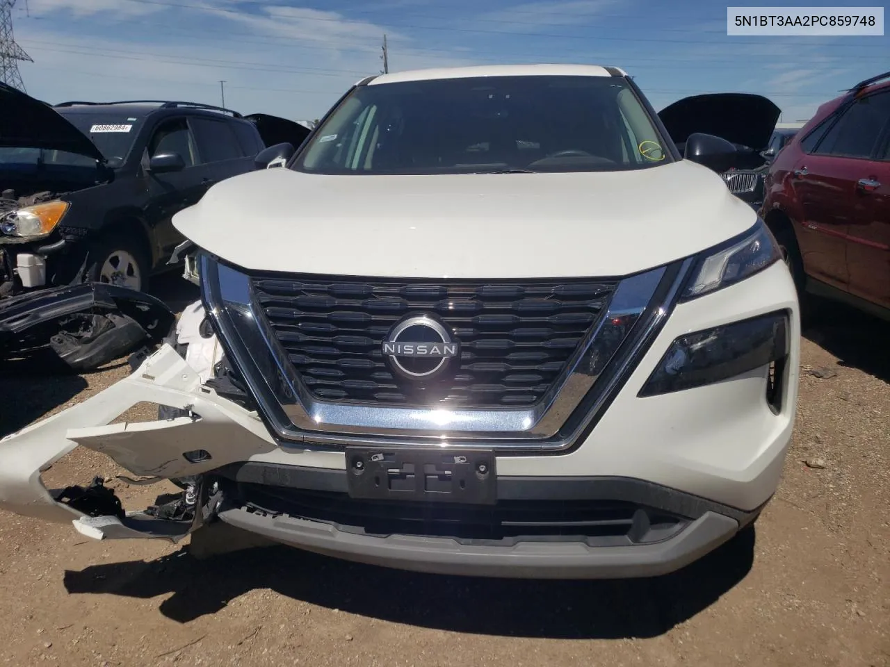 2023 Nissan Rogue S VIN: 5N1BT3AA2PC859748 Lot: 61242824