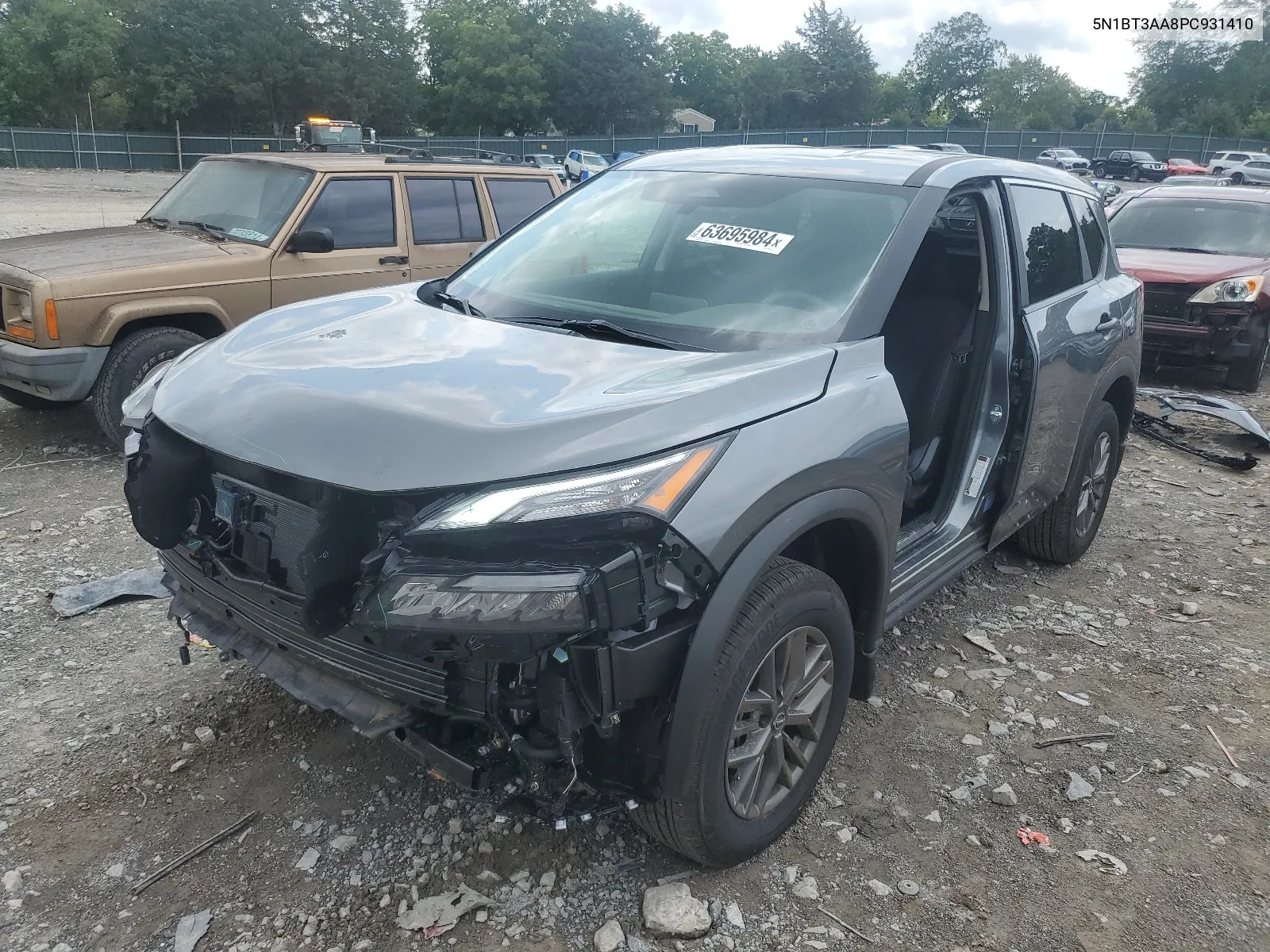 2023 Nissan Rogue S VIN: 5N1BT3AA8PC931410 Lot: 63695984