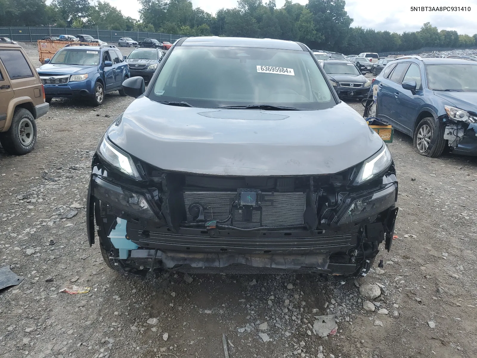 2023 Nissan Rogue S VIN: 5N1BT3AA8PC931410 Lot: 63695984