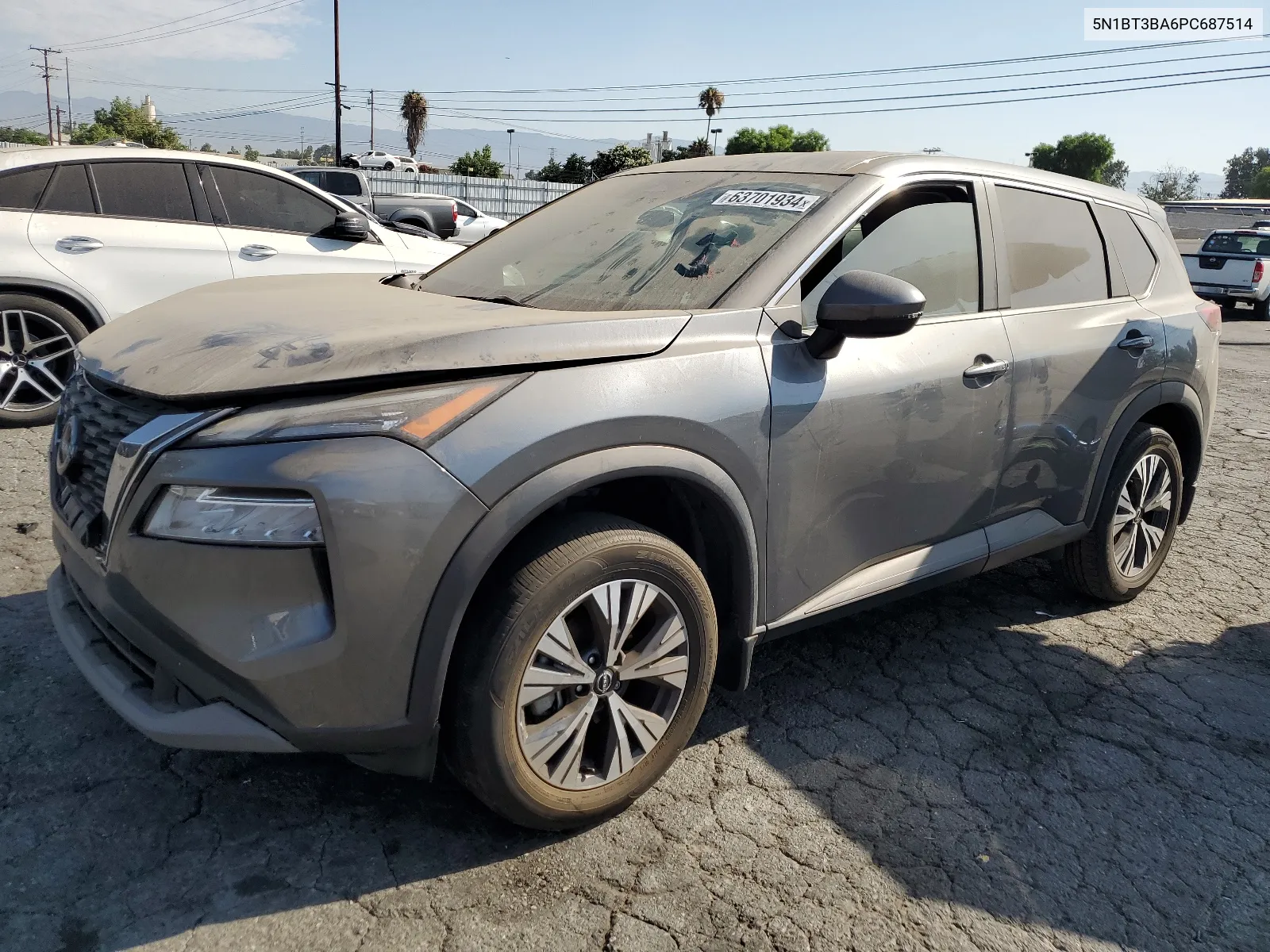 2023 Nissan Rogue Sv VIN: 5N1BT3BA6PC687514 Lot: 63701934