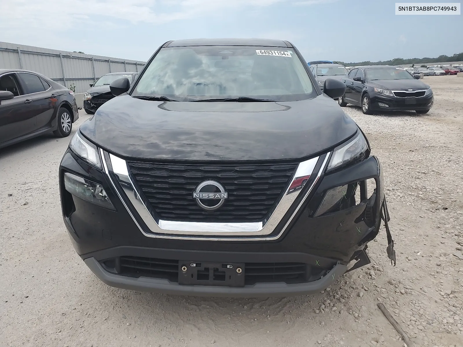 2023 Nissan Rogue S VIN: 5N1BT3AB8PC749943 Lot: 64931154