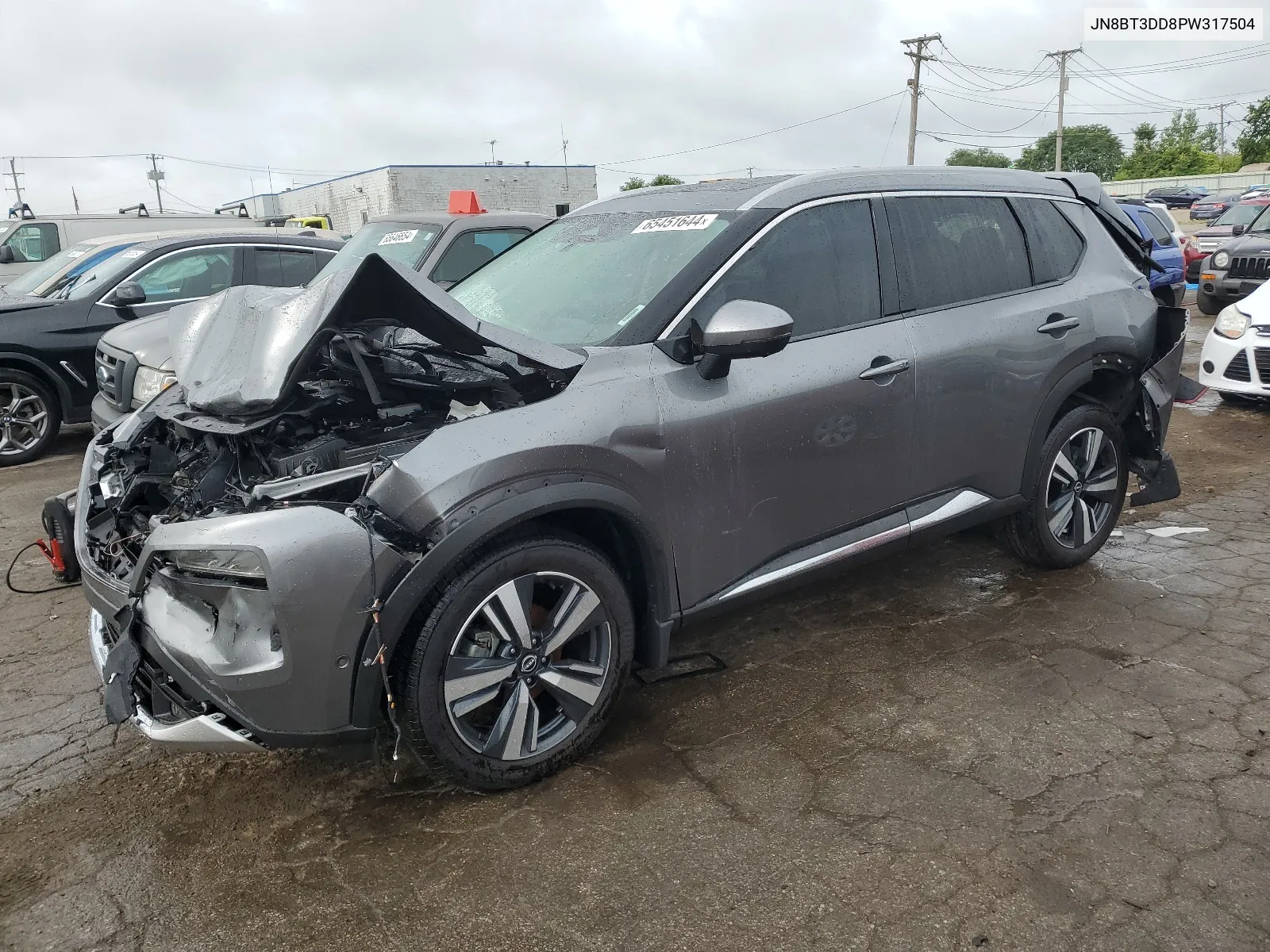 2023 Nissan Rogue Platinum VIN: JN8BT3DD8PW317504 Lot: 65451644