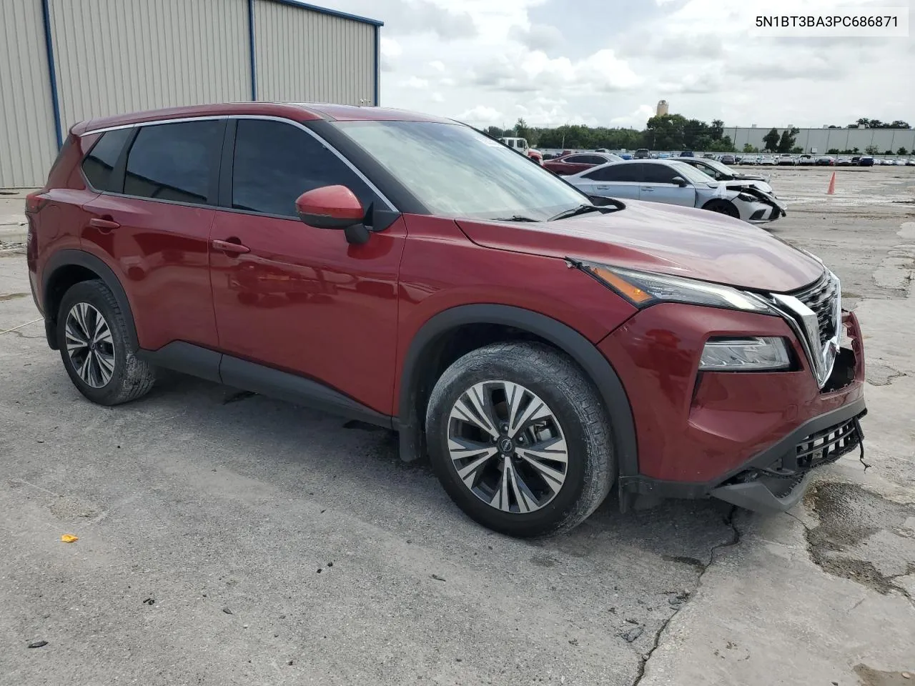 2023 Nissan Rogue Sv VIN: 5N1BT3BA3PC686871 Lot: 70335434