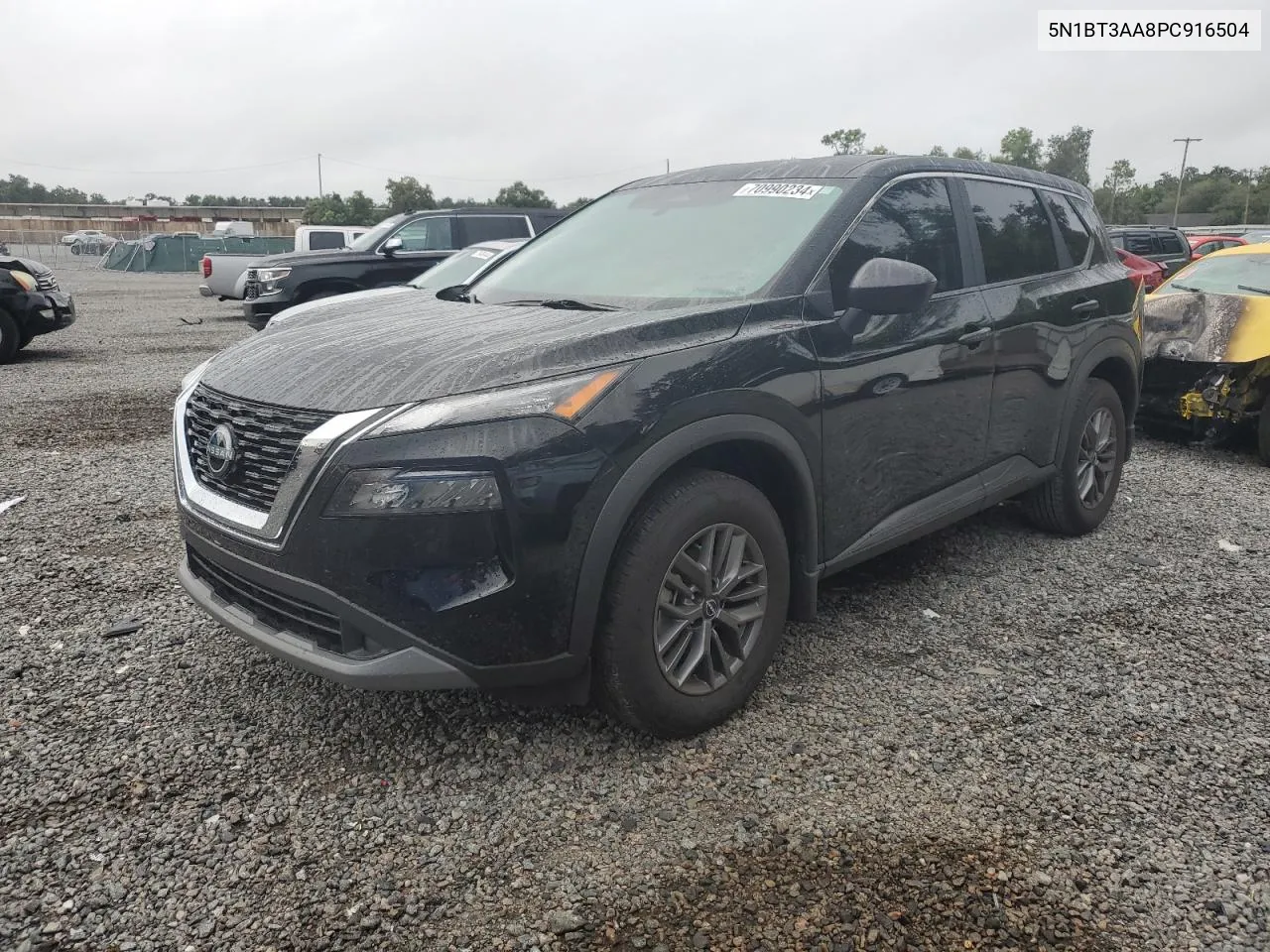 2023 Nissan Rogue S VIN: 5N1BT3AA8PC916504 Lot: 70990234