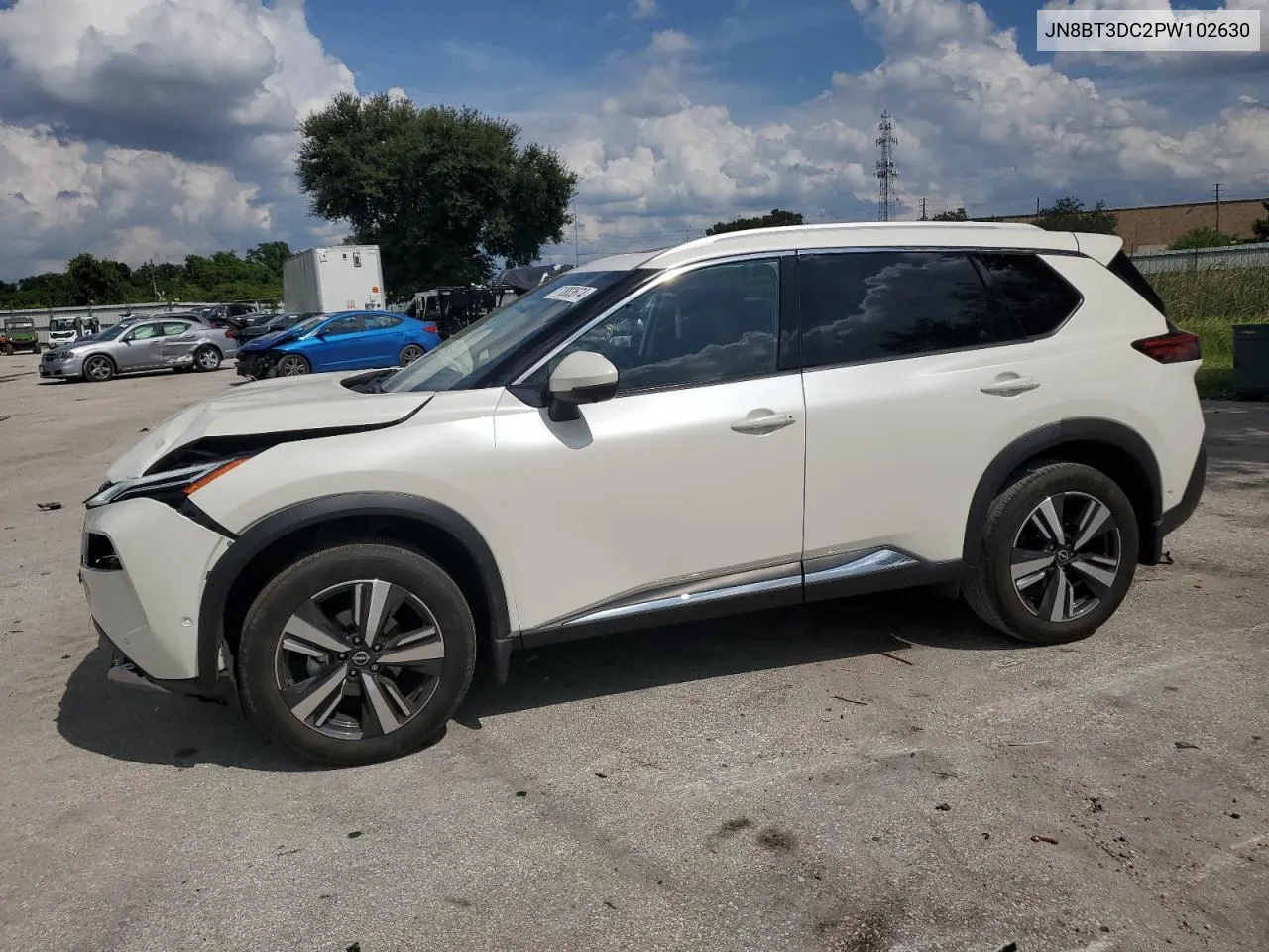 2023 Nissan Rogue Platinum VIN: JN8BT3DC2PW102630 Lot: 71883674