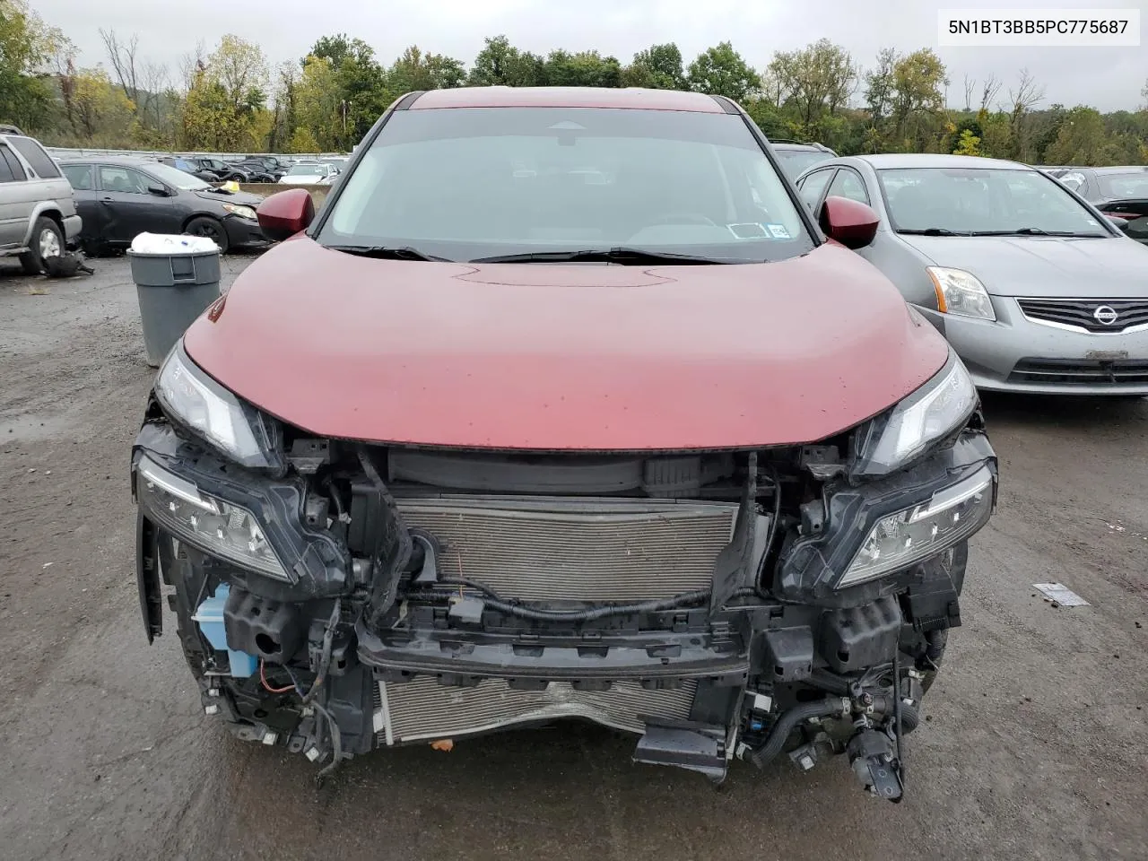 2023 Nissan Rogue Sv VIN: 5N1BT3BB5PC775687 Lot: 72020464