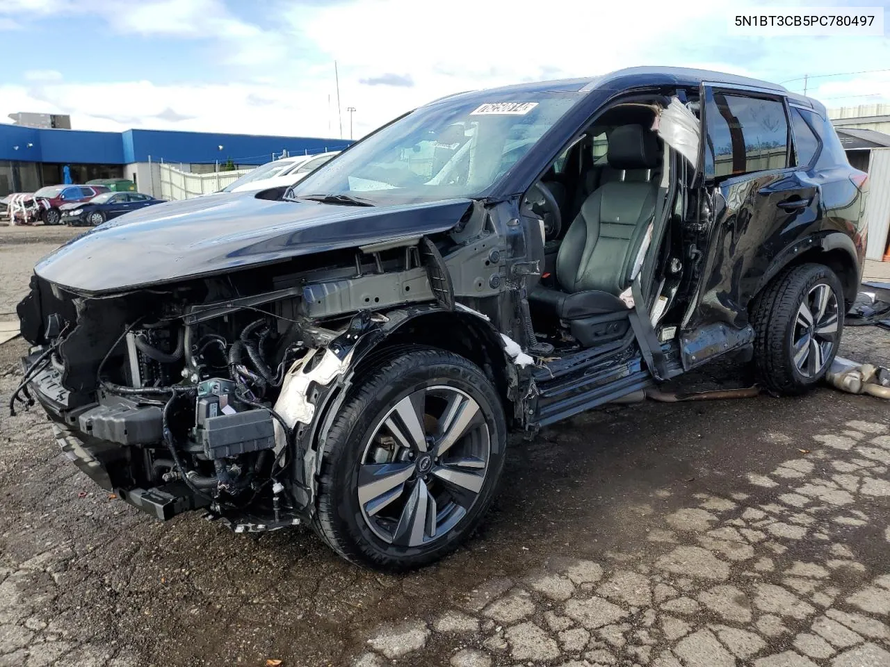 2023 Nissan Rogue Sl VIN: 5N1BT3CB5PC780497 Lot: 76250814