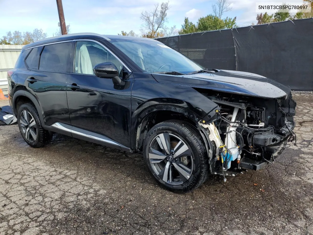 2023 Nissan Rogue Sl VIN: 5N1BT3CB5PC780497 Lot: 76250814