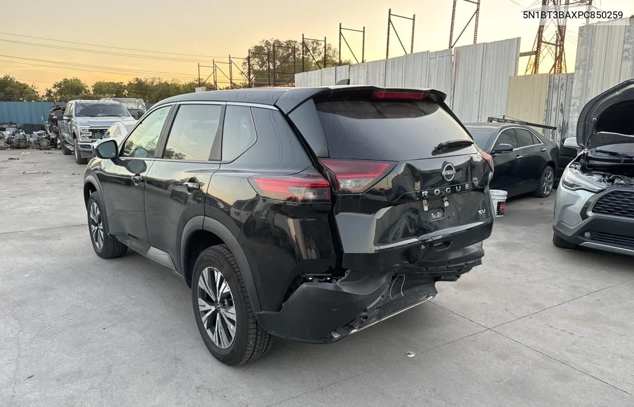 2023 Nissan Rogue Sv VIN: 5N1BT3BAXPC850259 Lot: 77498564