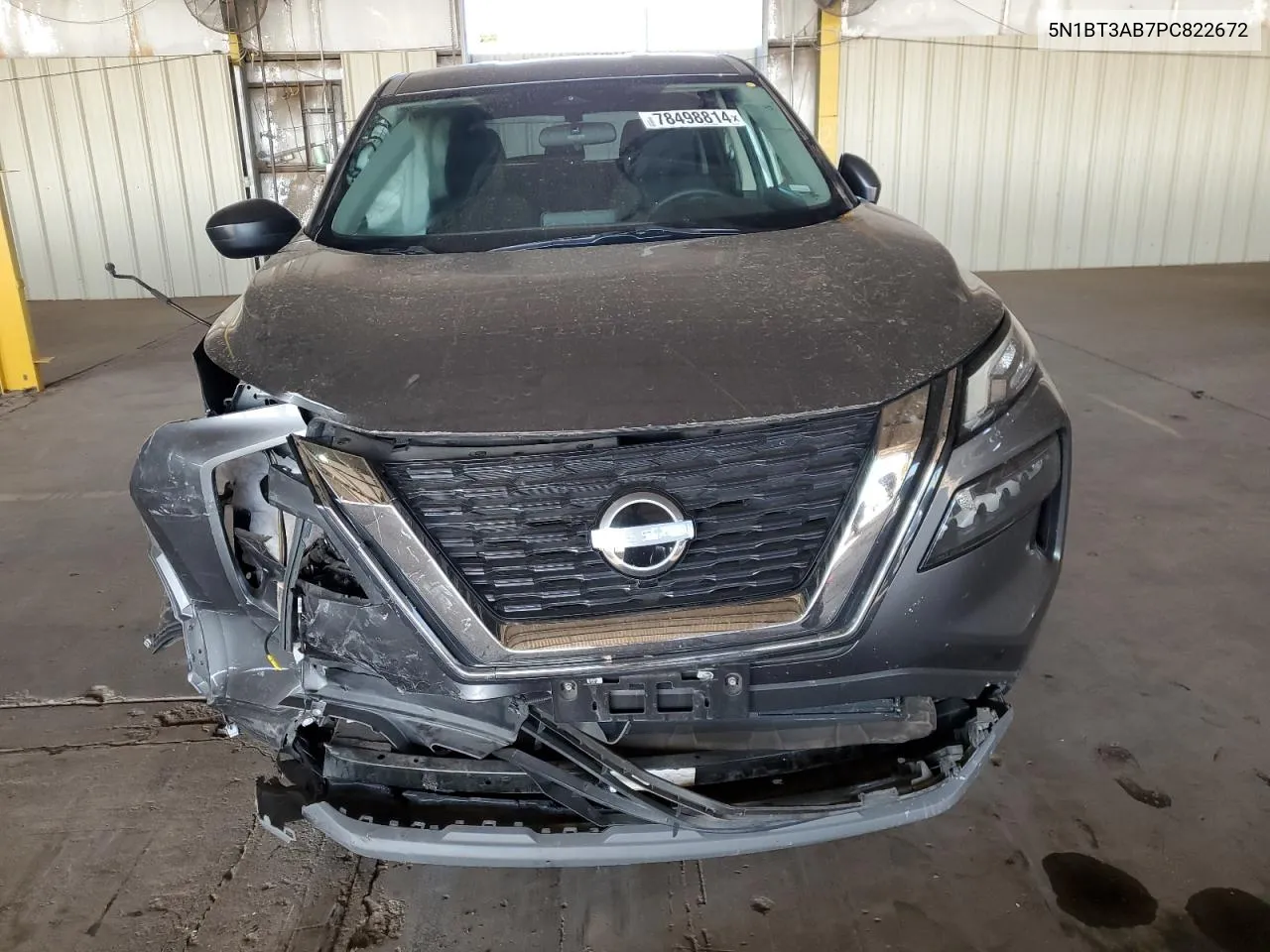 2023 Nissan Rogue S VIN: 5N1BT3AB7PC822672 Lot: 78498814