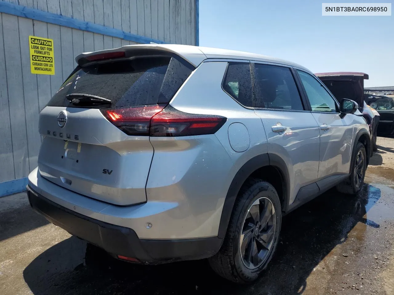 2024 Nissan Rogue Sv VIN: 5N1BT3BA0RC698950 Lot: 61007044