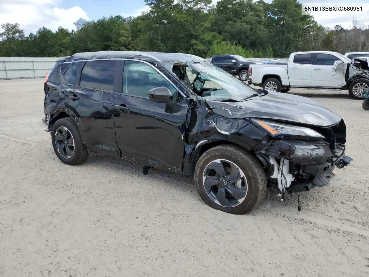 2024 Nissan Rogue Sv VIN: 5N1BT3BBXRC680951 Lot: 70146084