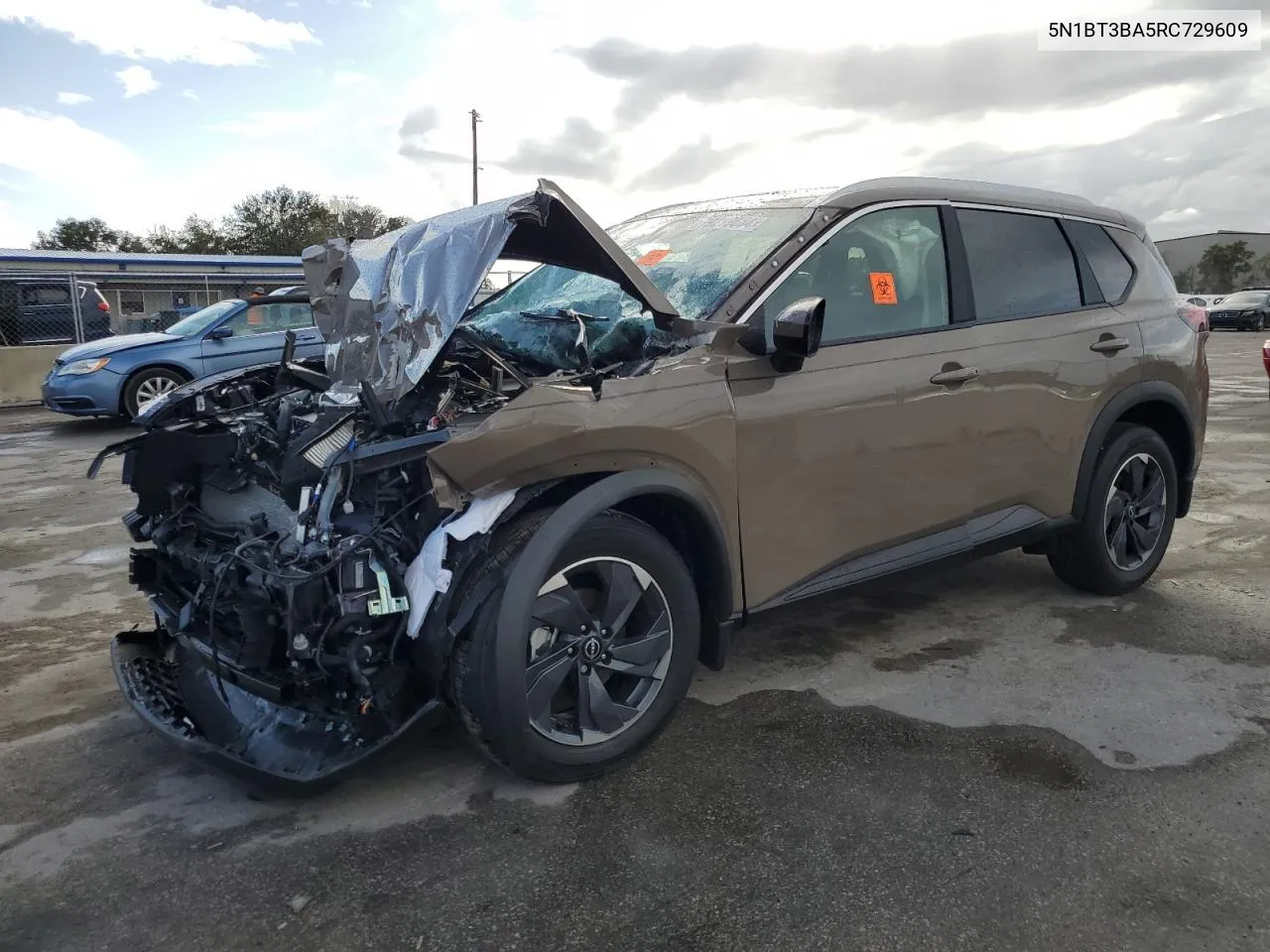 2024 Nissan Rogue Sv VIN: 5N1BT3BA5RC729609 Lot: 79219884