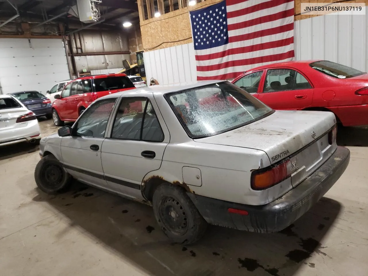 1992 Nissan Sentra VIN: JN1EB31P6NU137119 Lot: 67217954