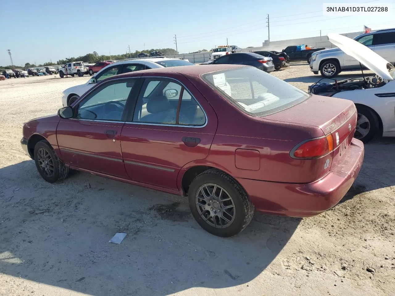 1996 Nissan Sentra Xe VIN: 3N1AB41D3TL027288 Lot: 77255804