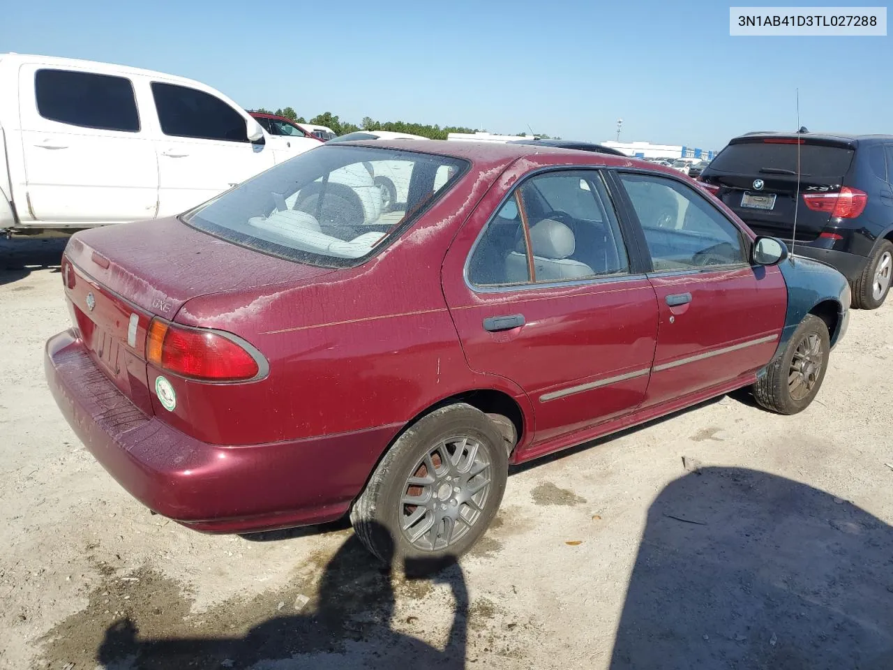 1996 Nissan Sentra Xe VIN: 3N1AB41D3TL027288 Lot: 77255804