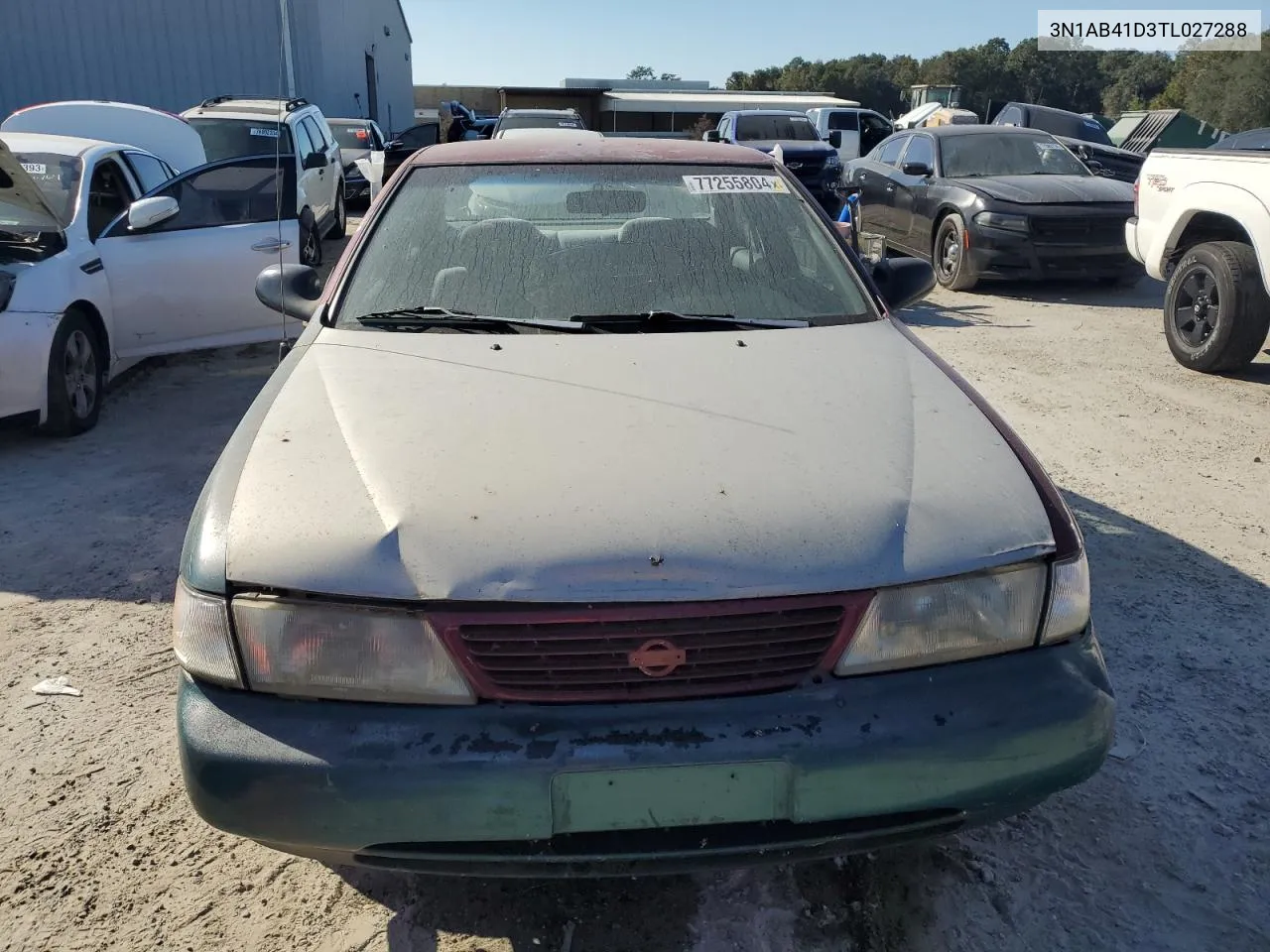 1996 Nissan Sentra Xe VIN: 3N1AB41D3TL027288 Lot: 77255804