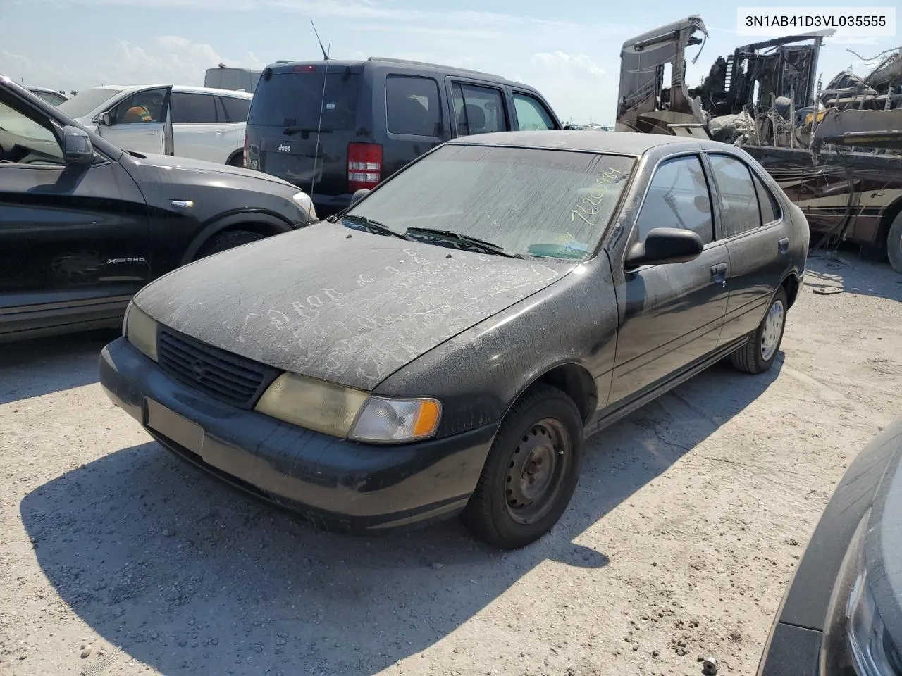 1997 Nissan Sentra Xe VIN: 3N1AB41D3VL035555 Lot: 76200984