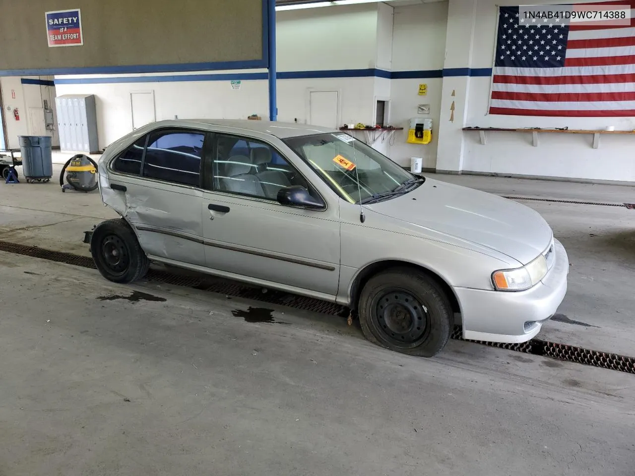 1998 Nissan Sentra E VIN: 1N4AB41D9WC714388 Lot: 73213954