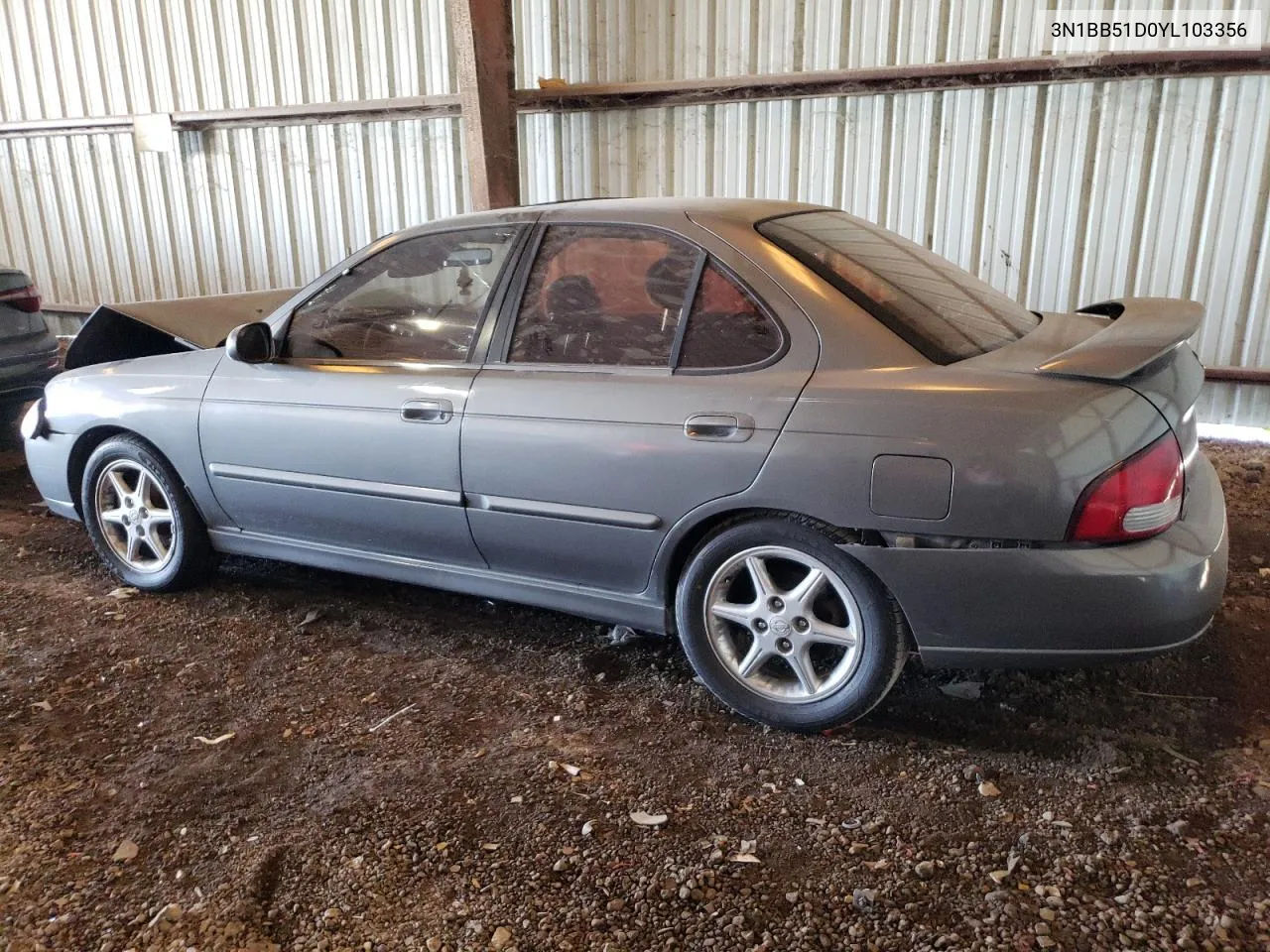 2000 Nissan Sentra Se VIN: 3N1BB51D0YL103356 Lot: 60491134