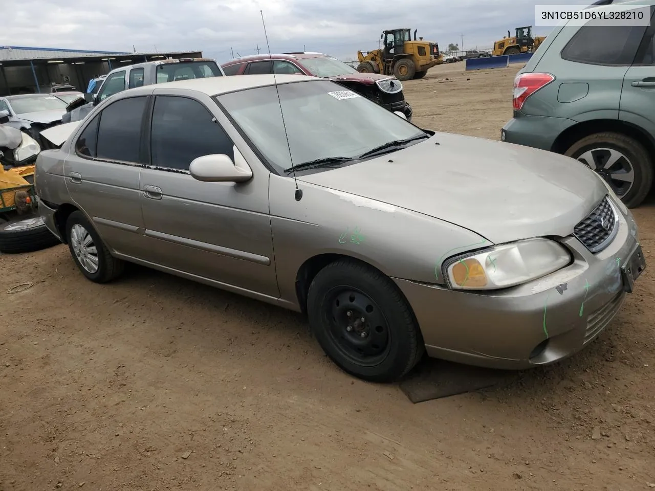 2000 Nissan Sentra Base VIN: 3N1CB51D6YL328210 Lot: 78659614