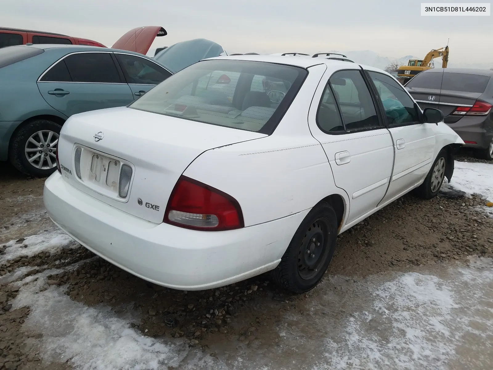 2001 Nissan Sentra Xe VIN: 3N1CB51D81L446202 Lot: 55277213