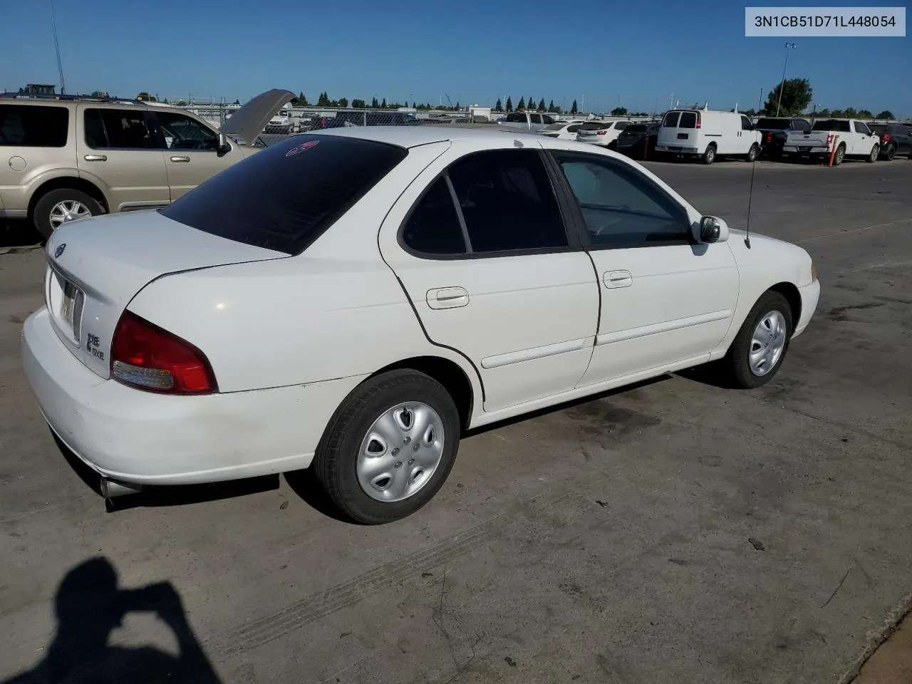 2001 Nissan Sentra Xe VIN: 3N1CB51D71L448054 Lot: 67800254