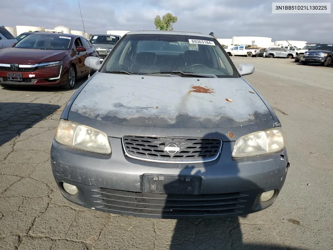 2001 Nissan Sentra Se VIN: 3N1BB51D21L130225 Lot: 69363184