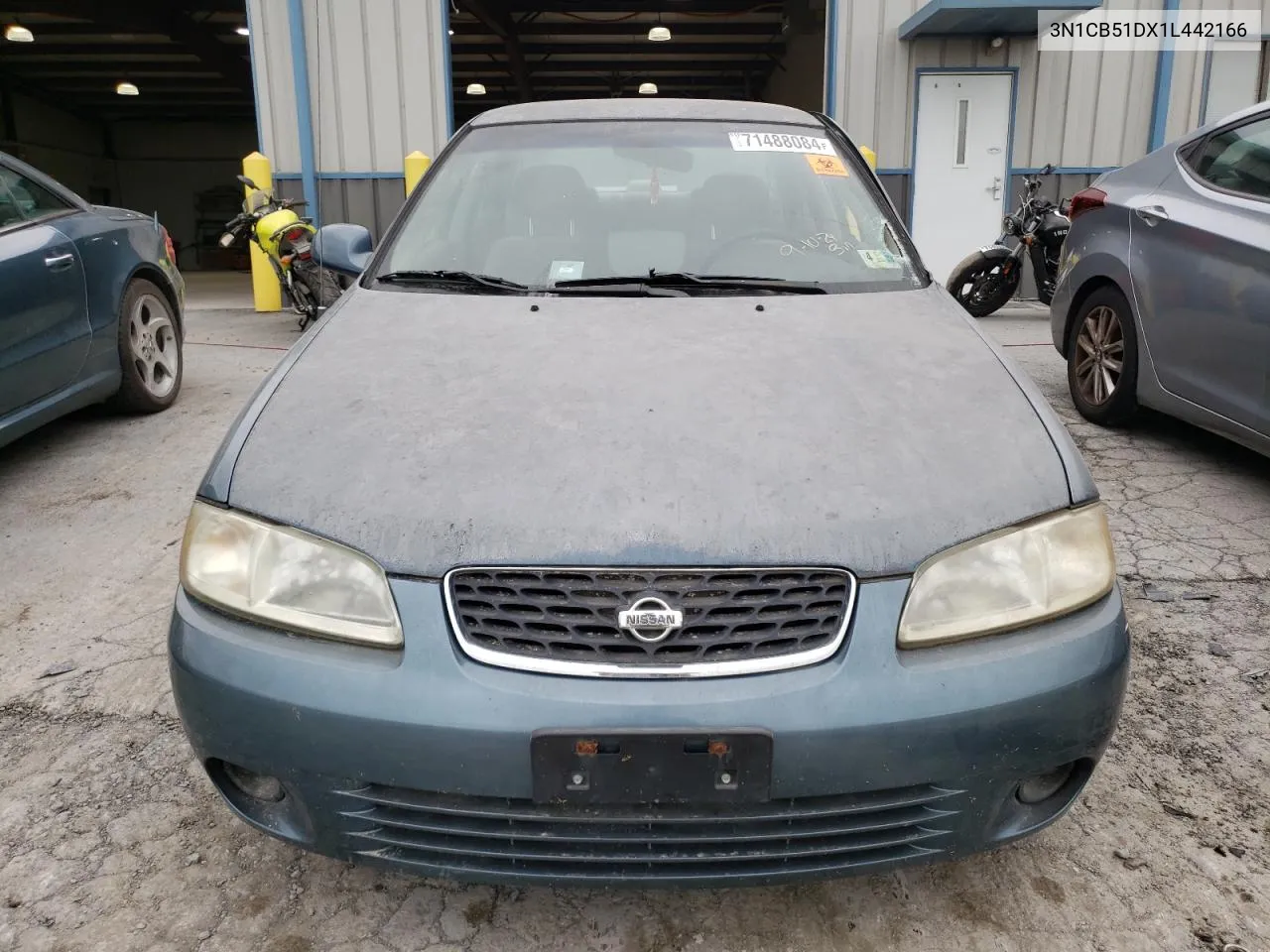 2001 Nissan Sentra Xe VIN: 3N1CB51DX1L442166 Lot: 71488084