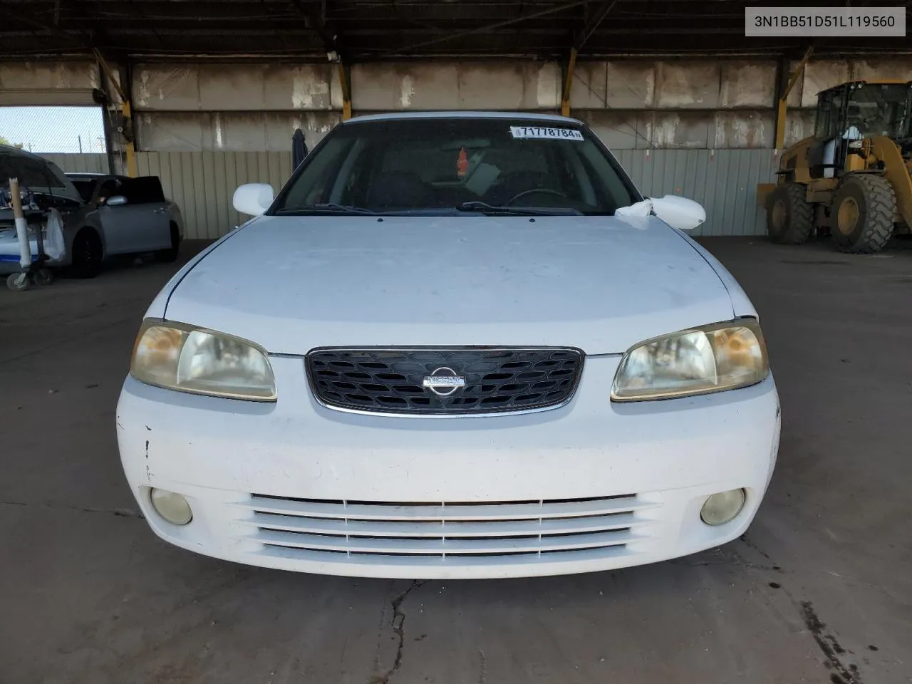 2001 Nissan Sentra Se VIN: 3N1BB51D51L119560 Lot: 71778784