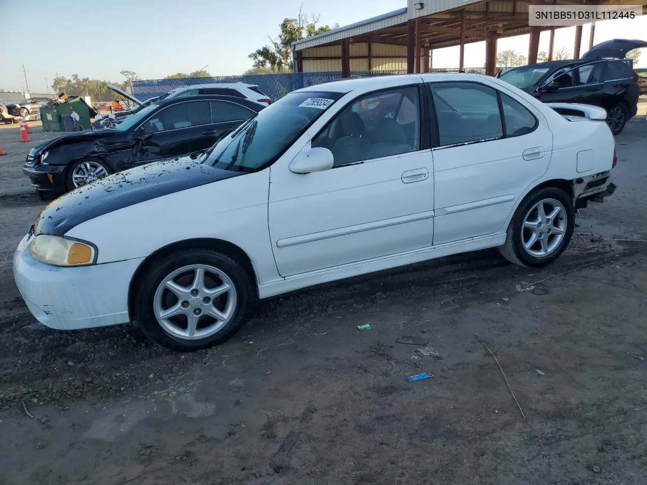 2001 Nissan Sentra Se VIN: 3N1BB51D31L112445 Lot: 72809334