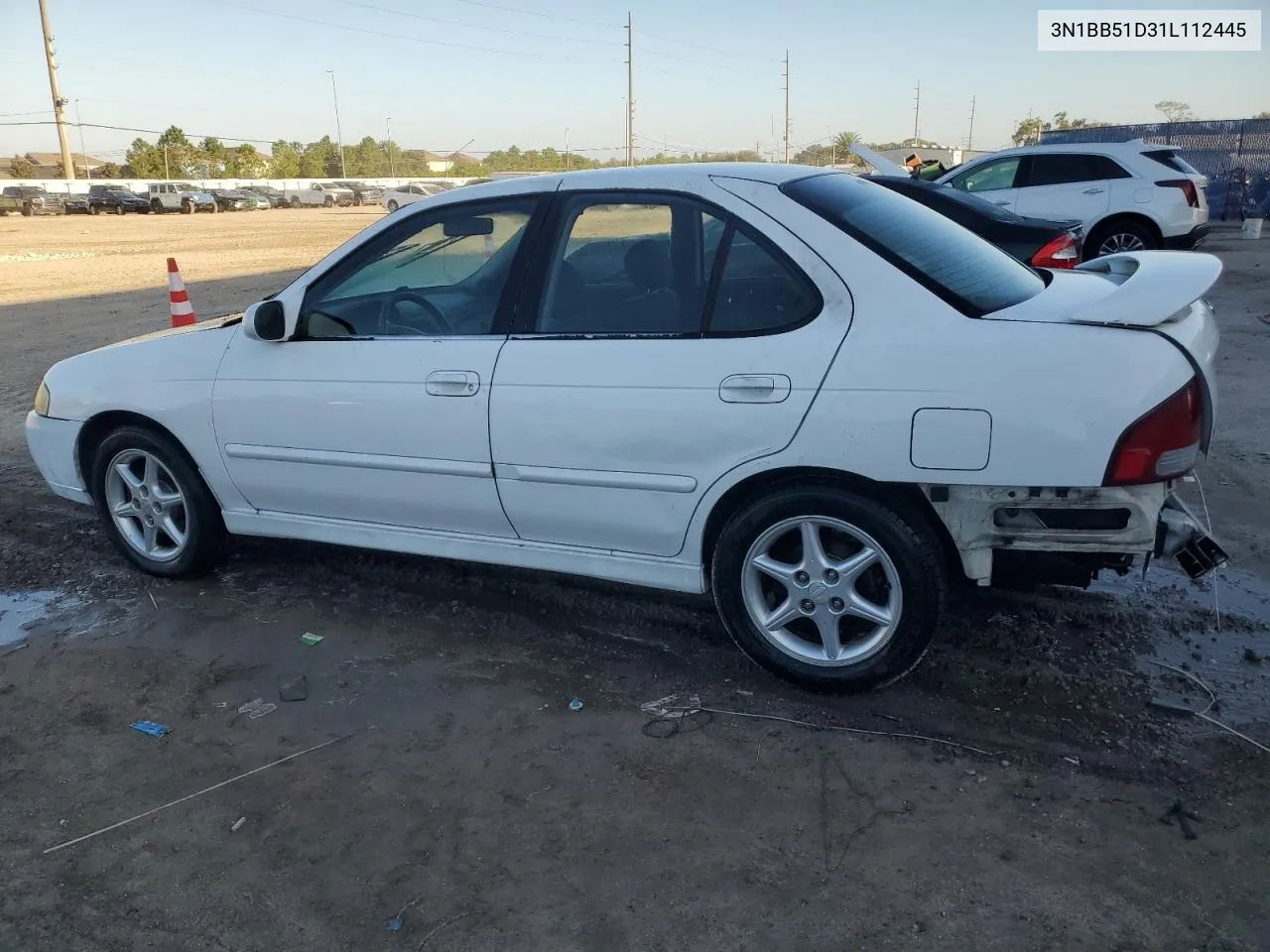 2001 Nissan Sentra Se VIN: 3N1BB51D31L112445 Lot: 72809334