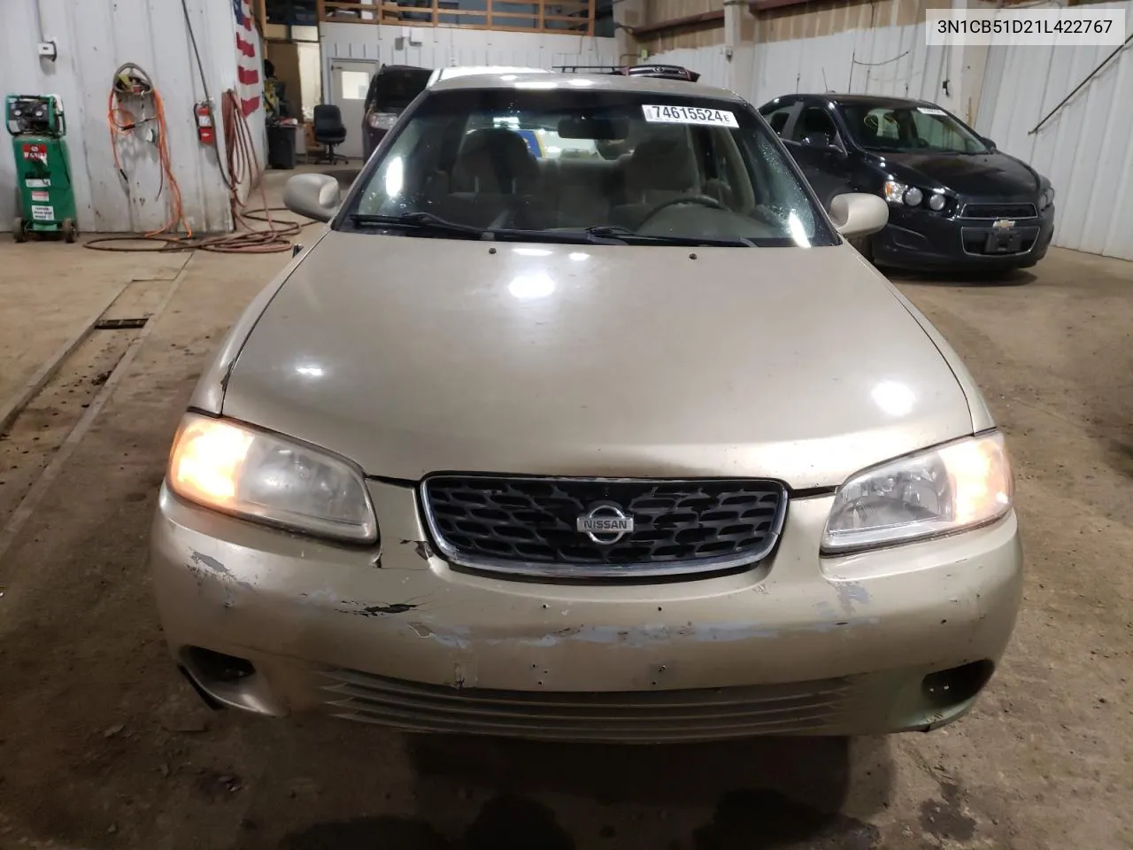 2001 Nissan Sentra Xe VIN: 3N1CB51D21L422767 Lot: 74615524