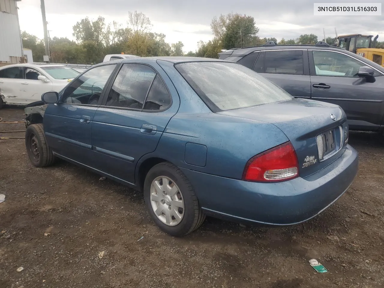 2001 Nissan Sentra Xe VIN: 3N1CB51D31L516303 Lot: 74855134