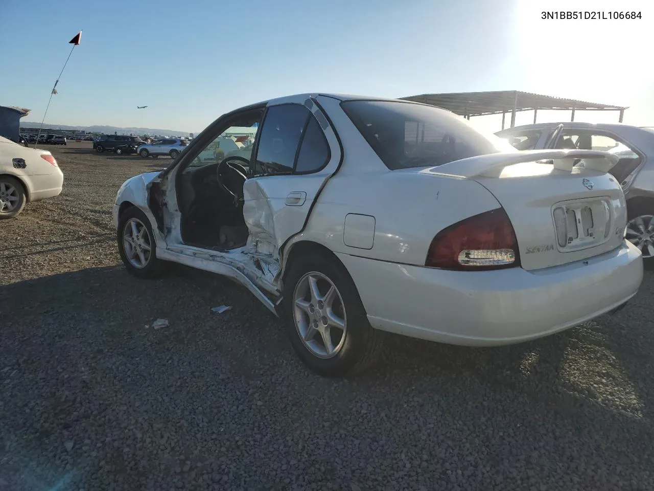 2001 Nissan Sentra Se VIN: 3N1BB51D21L106684 Lot: 77696884