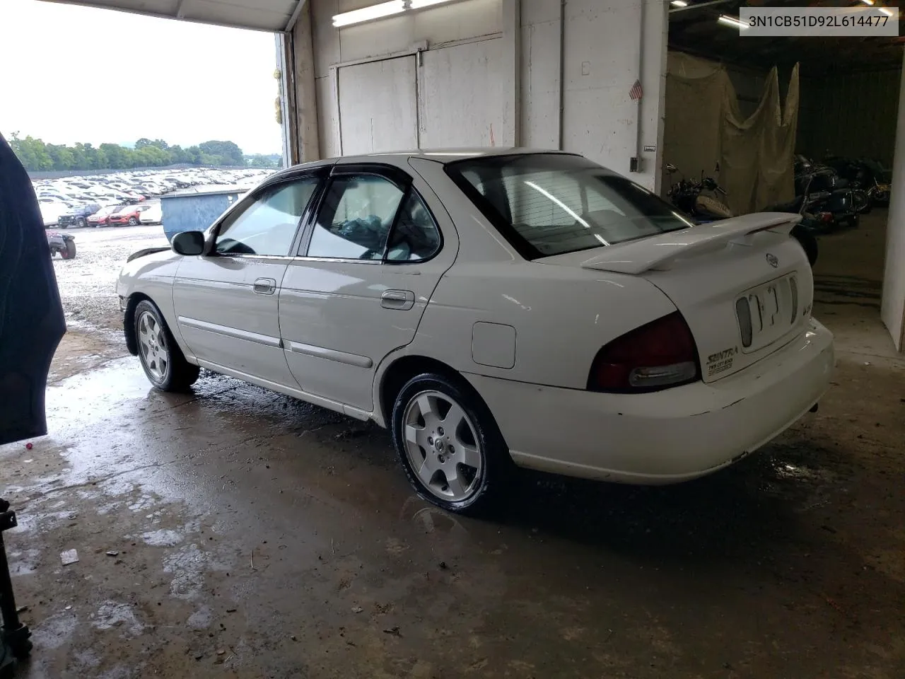 2002 Nissan Sentra Xe VIN: 3N1CB51D92L614477 Lot: 60831014