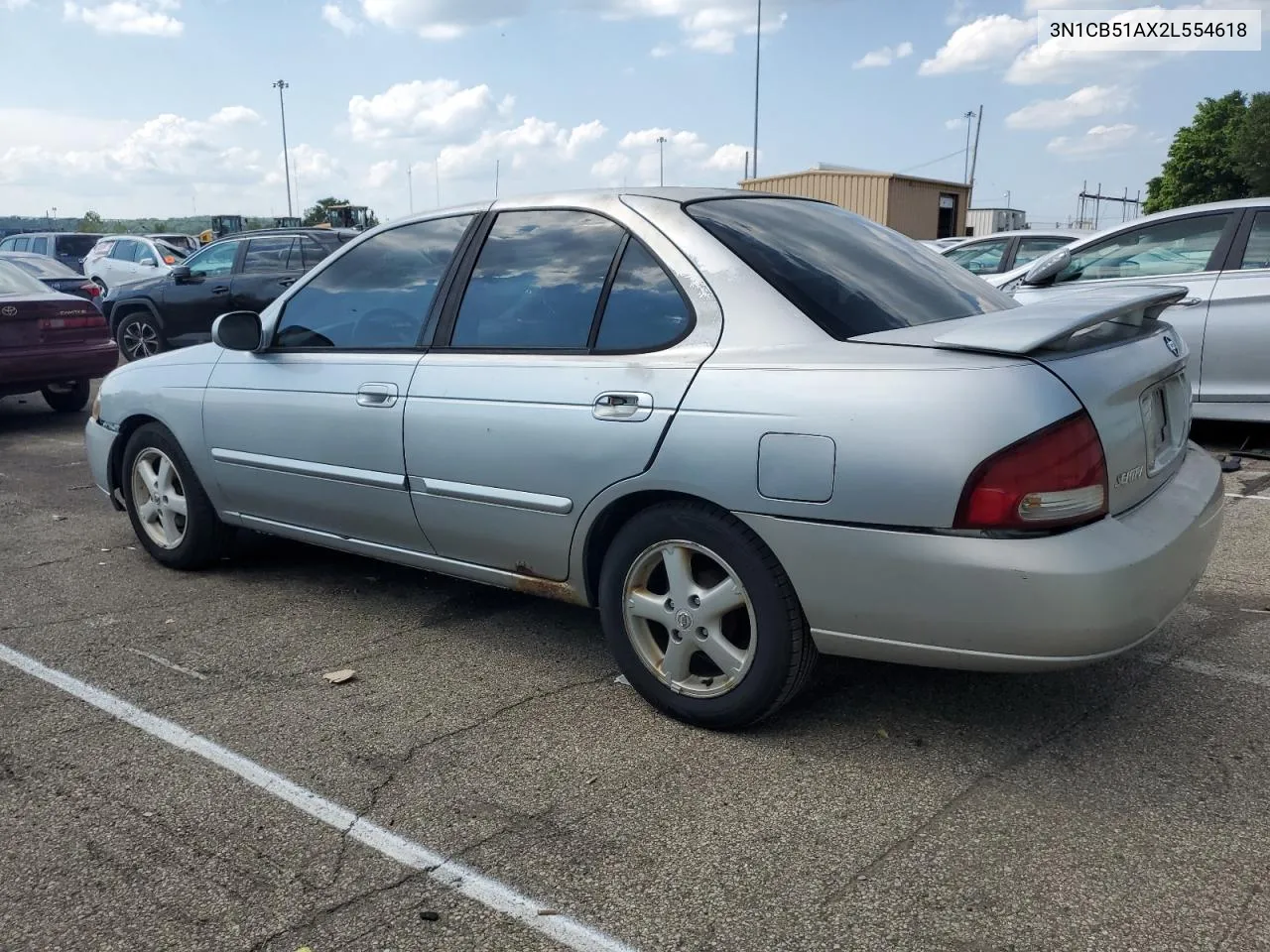 2002 Nissan Sentra Gxe VIN: 3N1CB51AX2L554618 Lot: 62394984