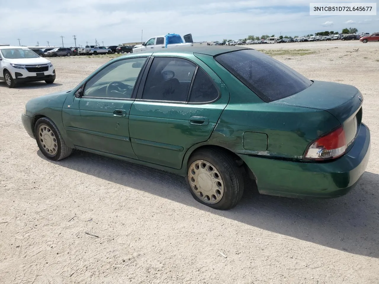 2002 Nissan Sentra Xe VIN: 3N1CB51D72L645677 Lot: 63718694