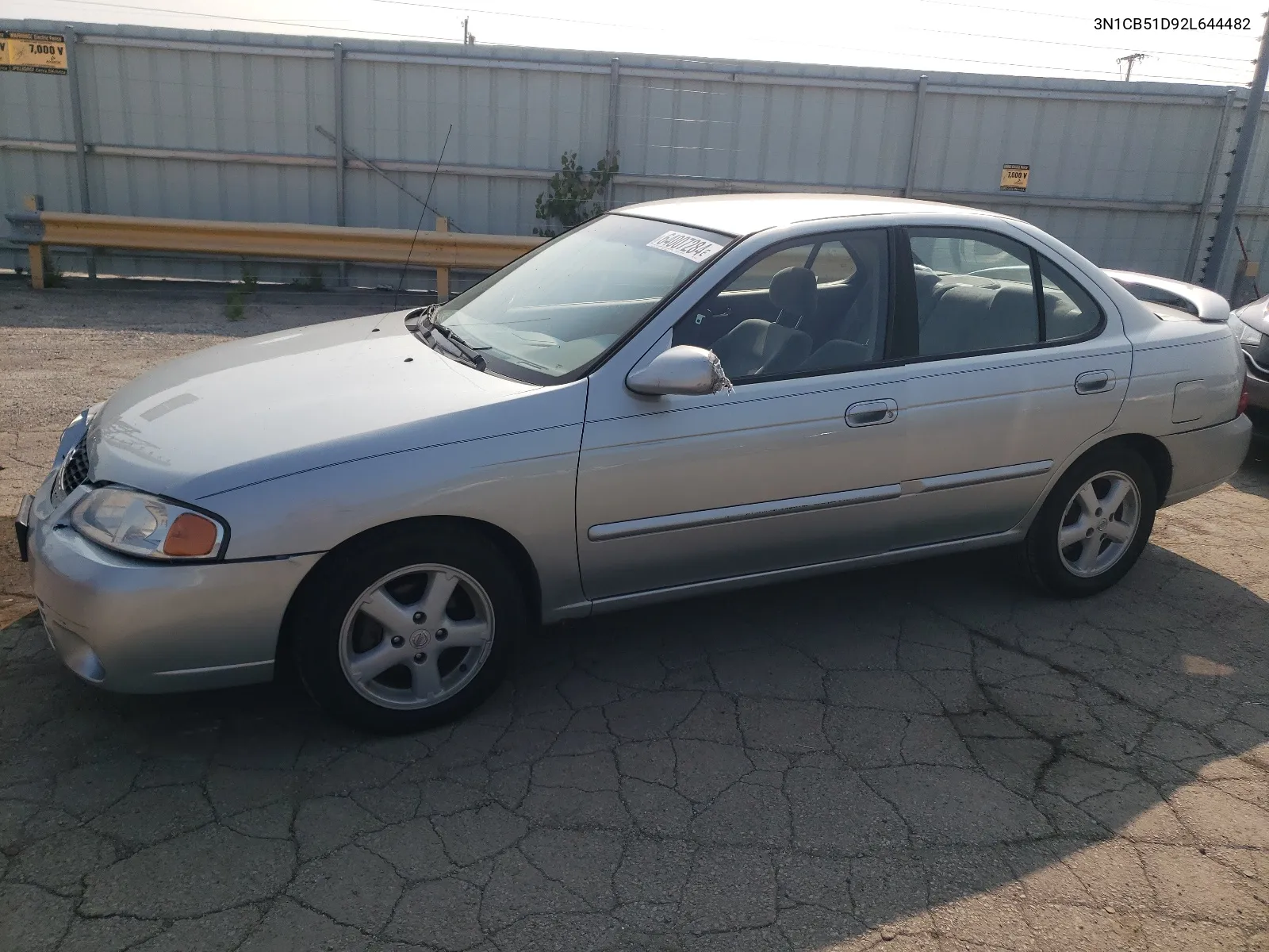 2002 Nissan Sentra Xe VIN: 3N1CB51D92L644482 Lot: 64007284