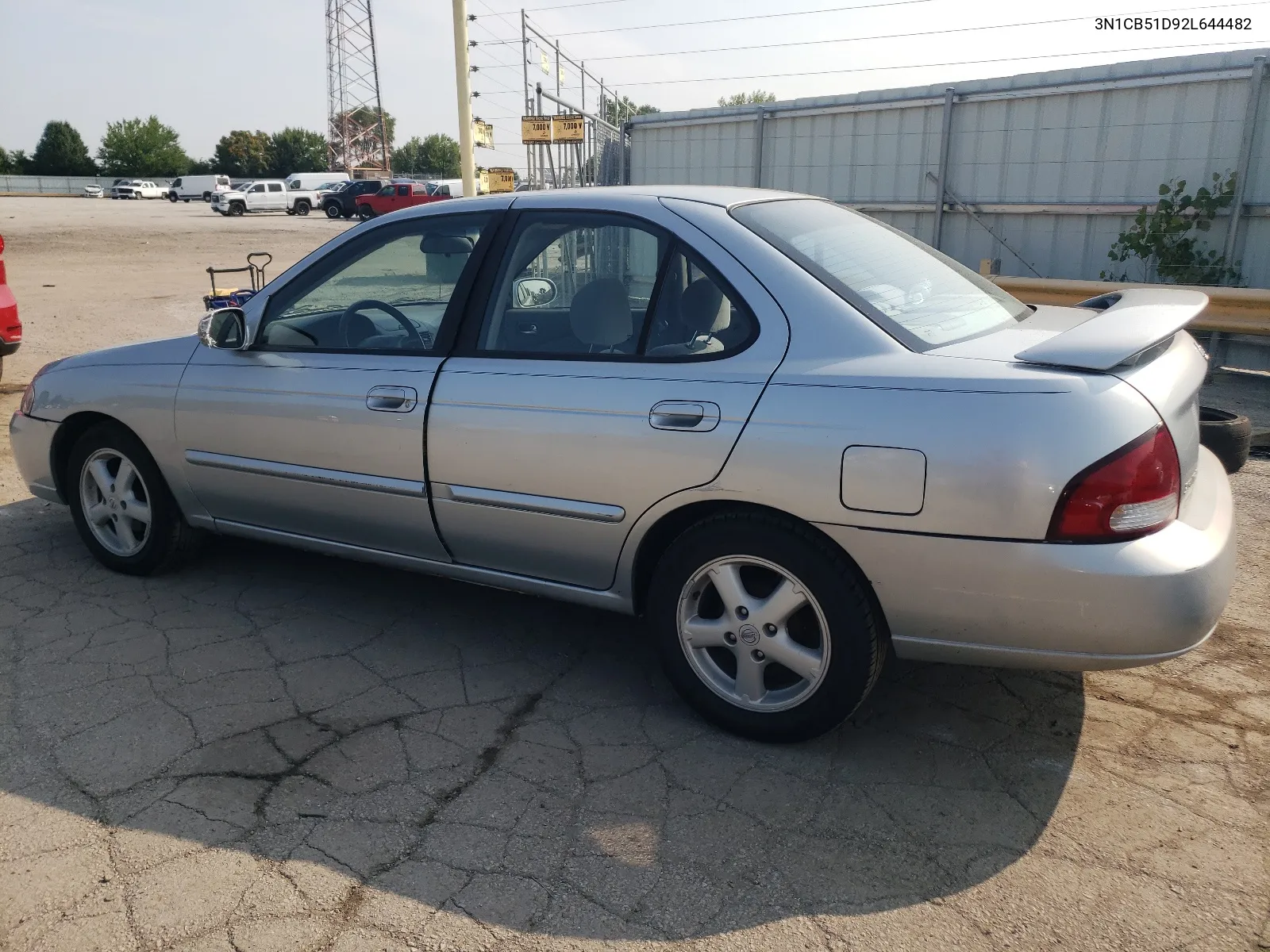 2002 Nissan Sentra Xe VIN: 3N1CB51D92L644482 Lot: 64007284