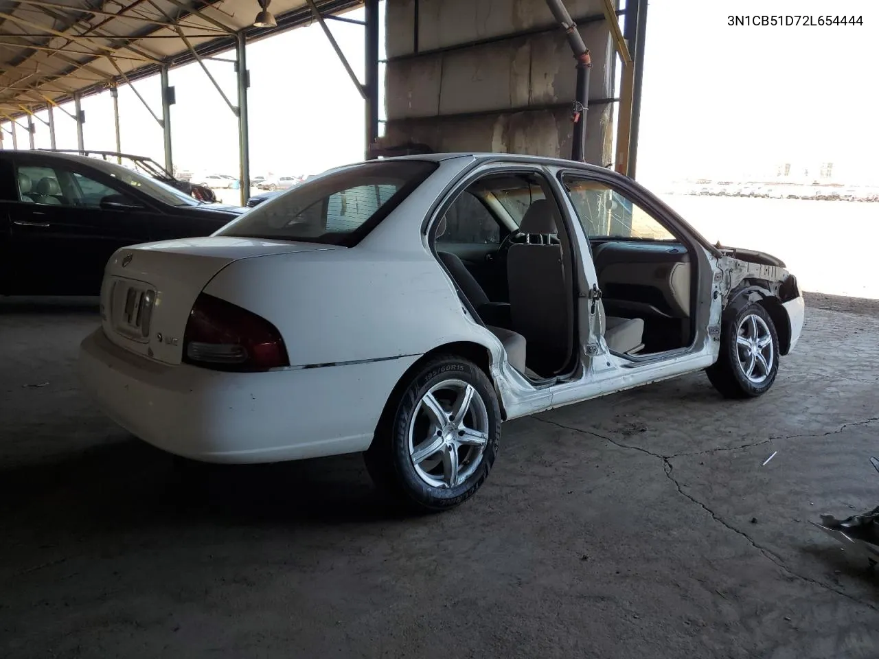 2002 Nissan Sentra Xe VIN: 3N1CB51D72L654444 Lot: 72817554