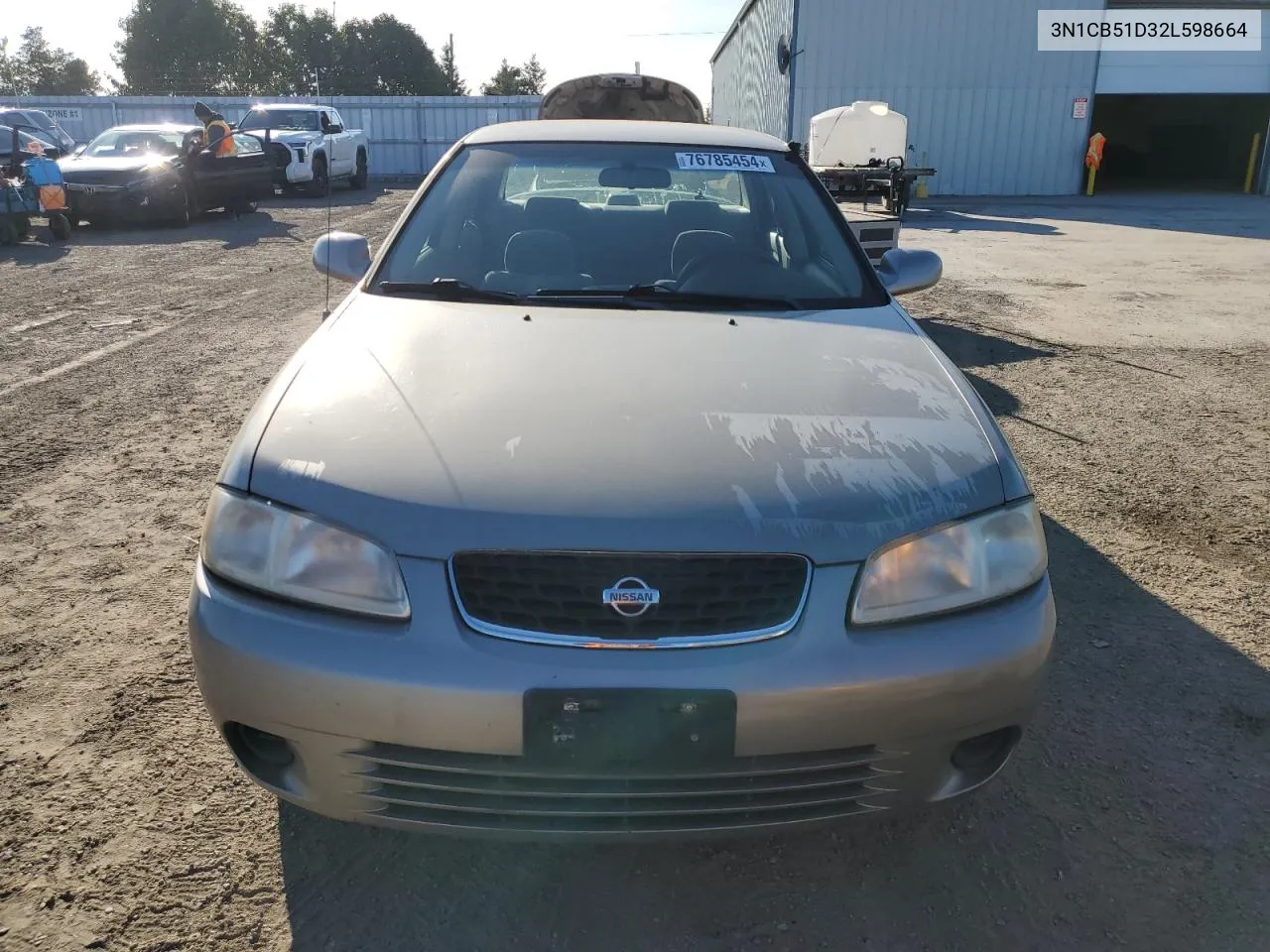 2002 Nissan Sentra Xe VIN: 3N1CB51D32L598664 Lot: 76785454