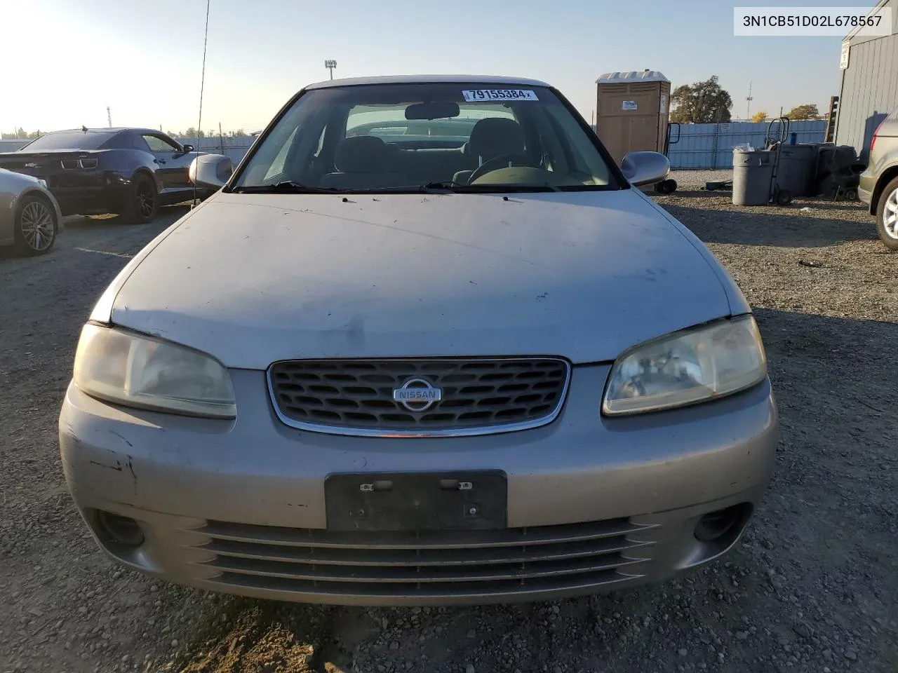 2002 Nissan Sentra Xe VIN: 3N1CB51D02L678567 Lot: 79155384