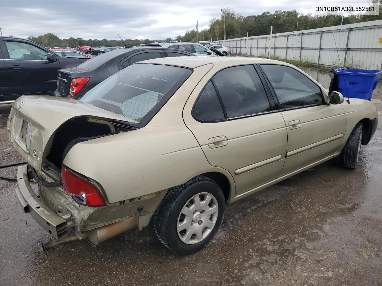 2002 Nissan Sentra Gxe VIN: 3N1CB51A32L552581 Lot: 79407854