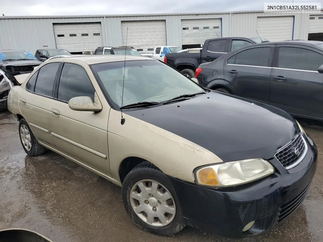 2002 Nissan Sentra Gxe VIN: 3N1CB51A32L552581 Lot: 79407854