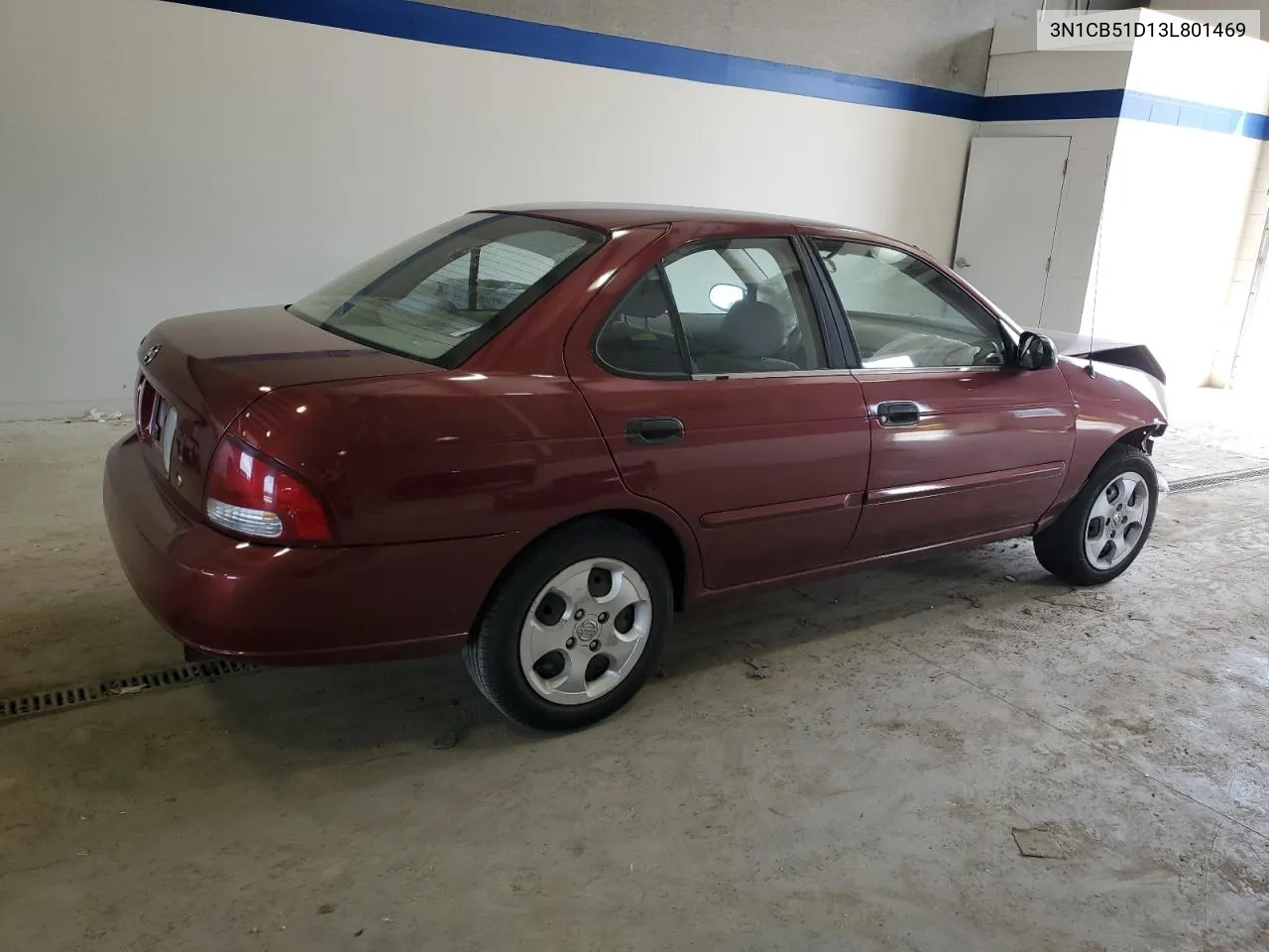 2003 Nissan Sentra Xe VIN: 3N1CB51D13L801469 Lot: 68184834