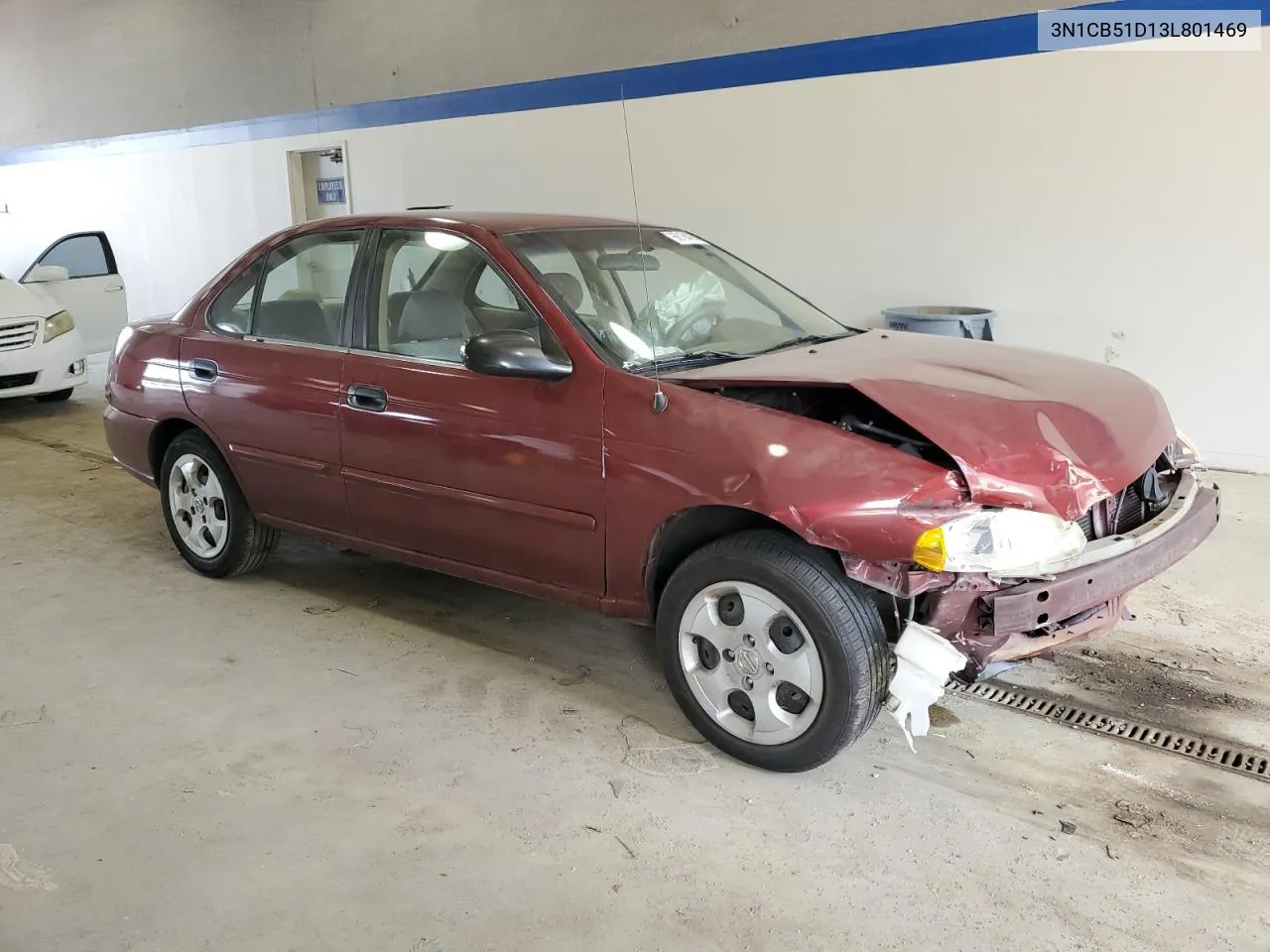 2003 Nissan Sentra Xe VIN: 3N1CB51D13L801469 Lot: 68184834