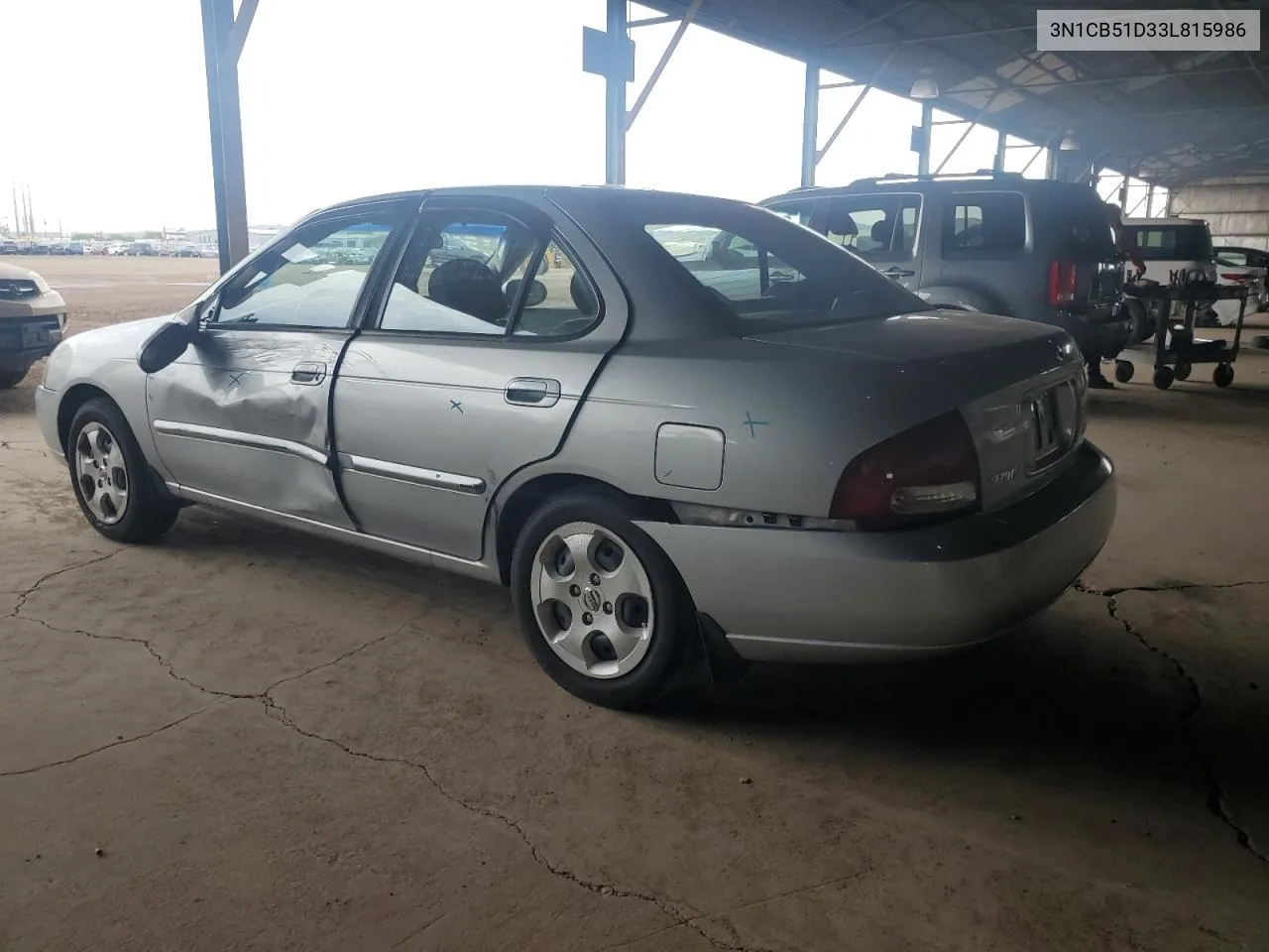 2003 Nissan Sentra Xe VIN: 3N1CB51D33L815986 Lot: 68618574