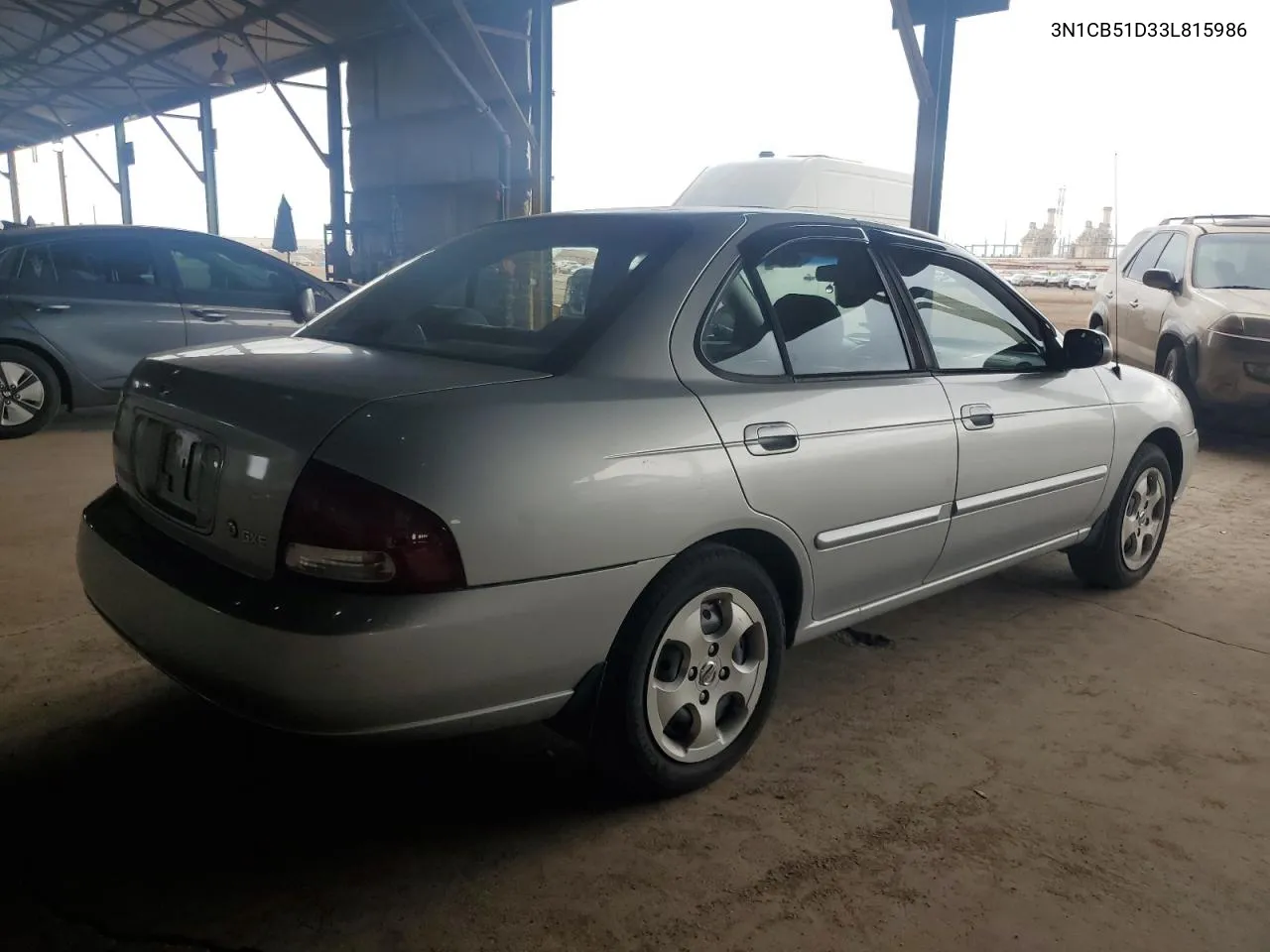 2003 Nissan Sentra Xe VIN: 3N1CB51D33L815986 Lot: 68618574