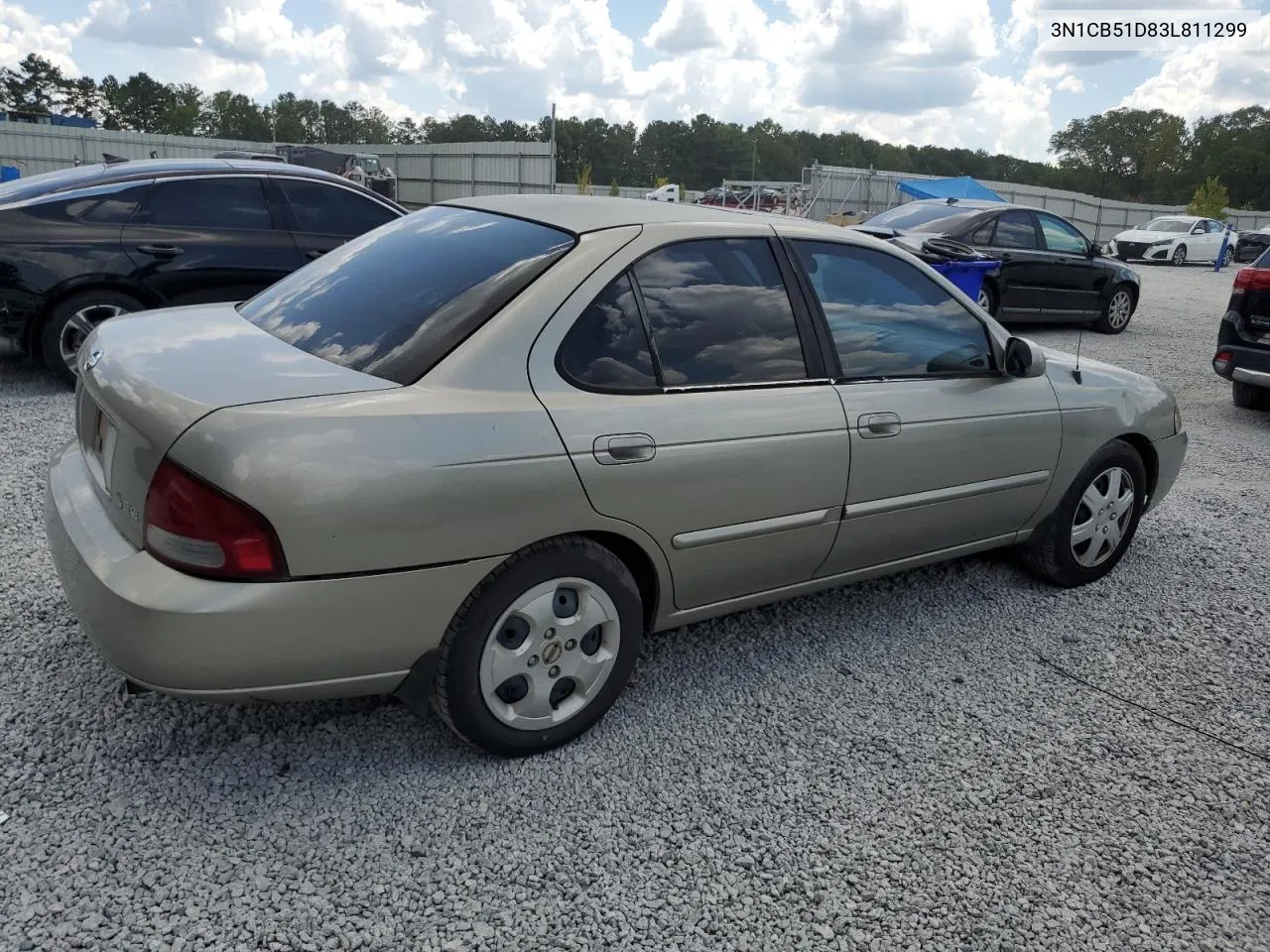 2003 Nissan Sentra Xe VIN: 3N1CB51D83L811299 Lot: 69286814